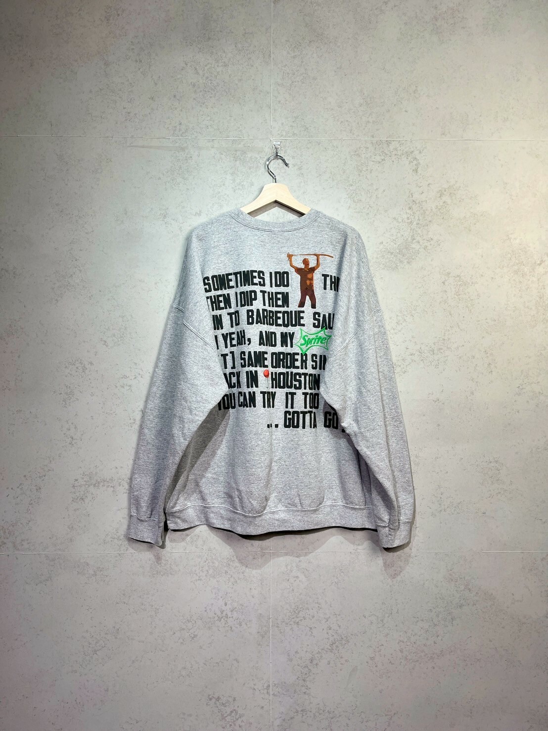 Travis Scott x CPFM x McDonalds Script Crewneck Sweatshirt SIZE XXL