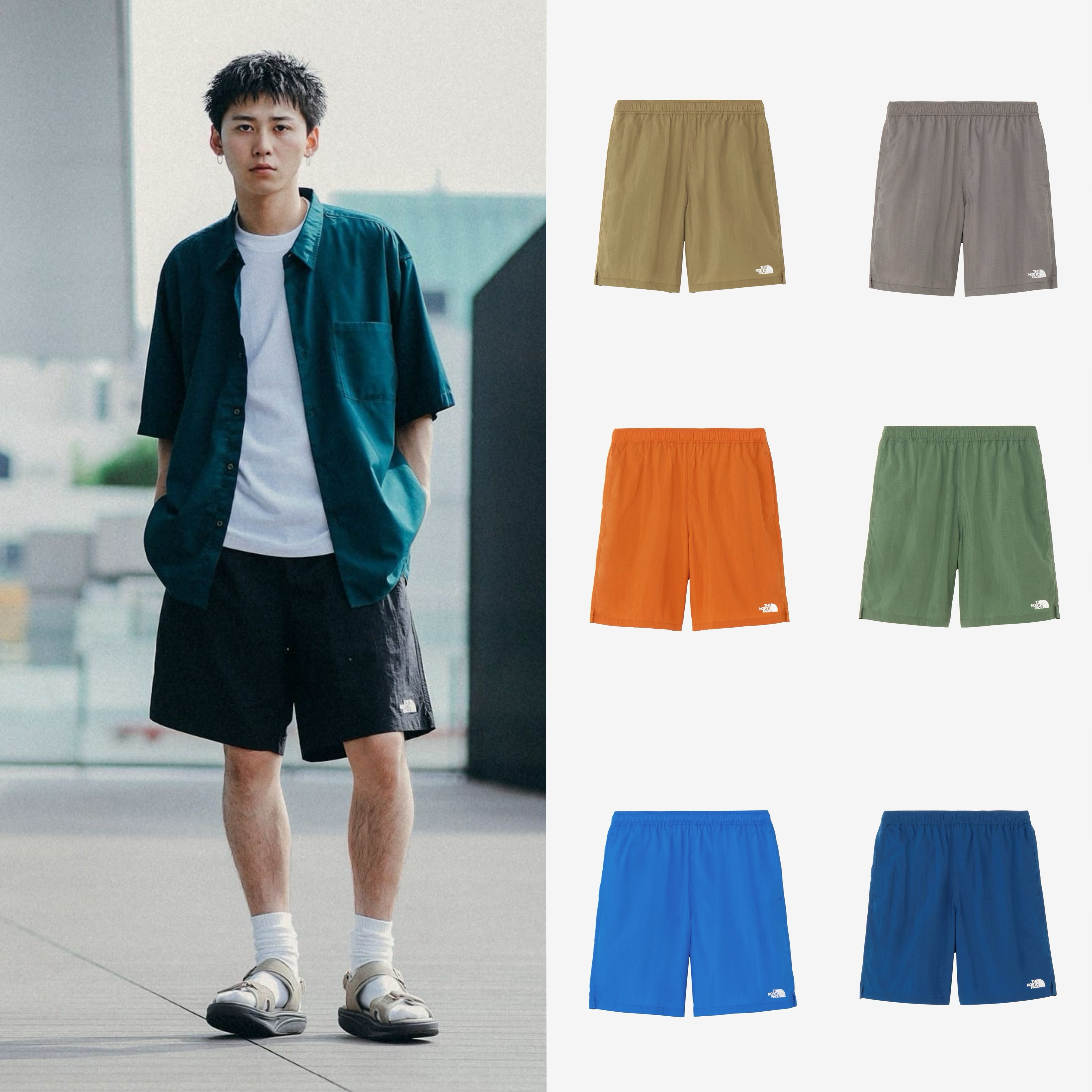 折扣現貨┃日本 THE NORTH FACE VERSATILE MID 7吋 防潑水 輕量 抗紫外線 短褲