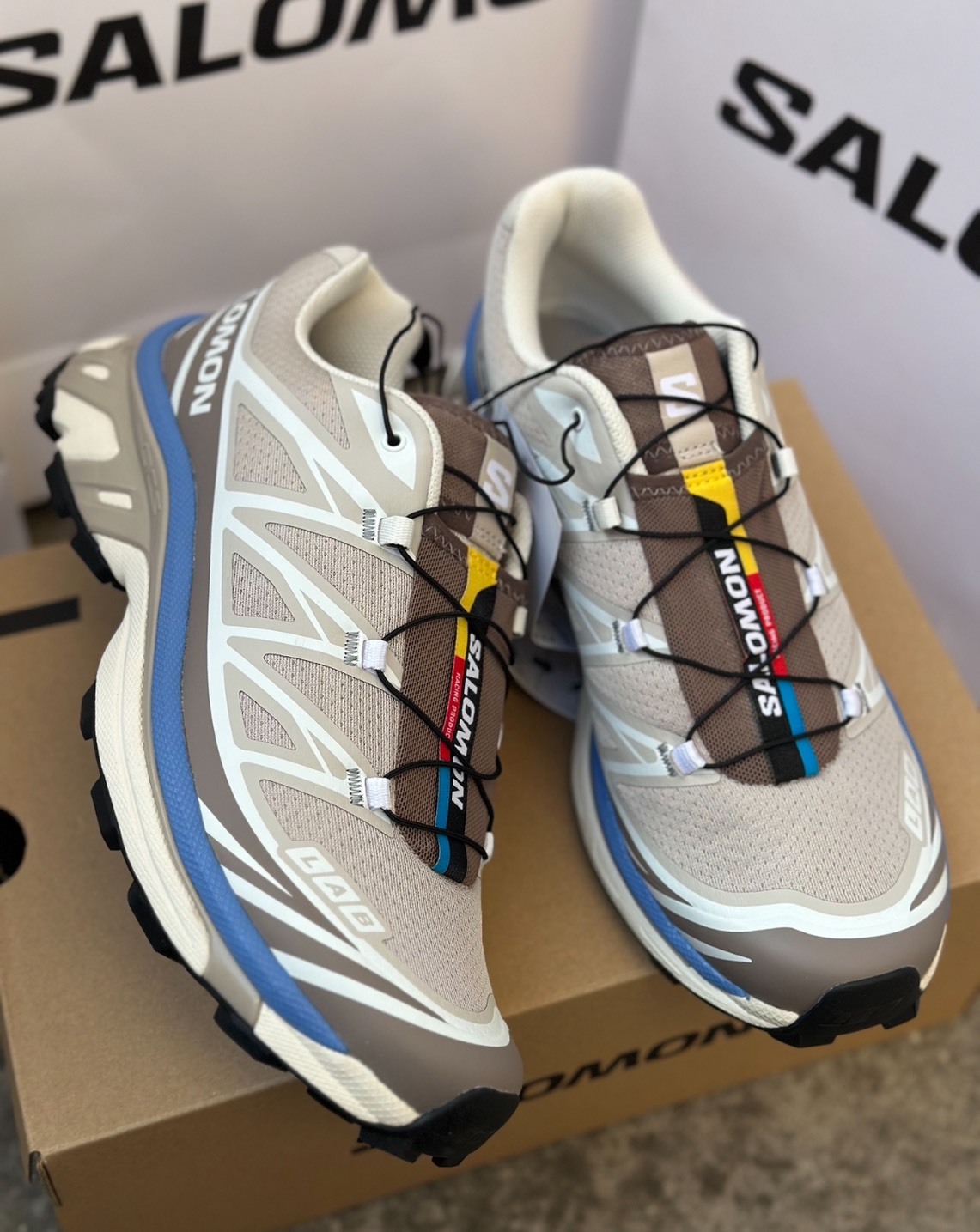 SALOMON 萨洛蒙 XT-6 灰色 男女同款 休閒跑步鞋