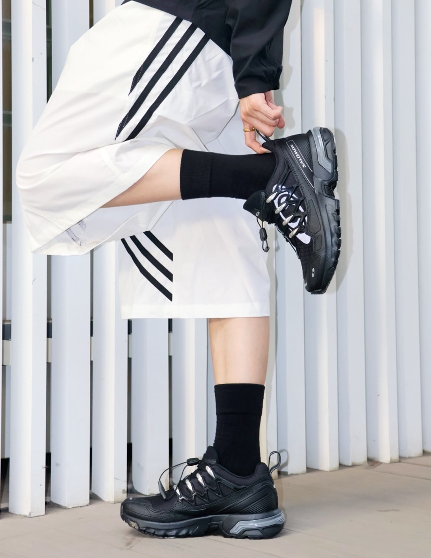 SALOMON 萨洛蒙 ACS+ NIGHT 黑色 男女同款 休閒跑步鞋