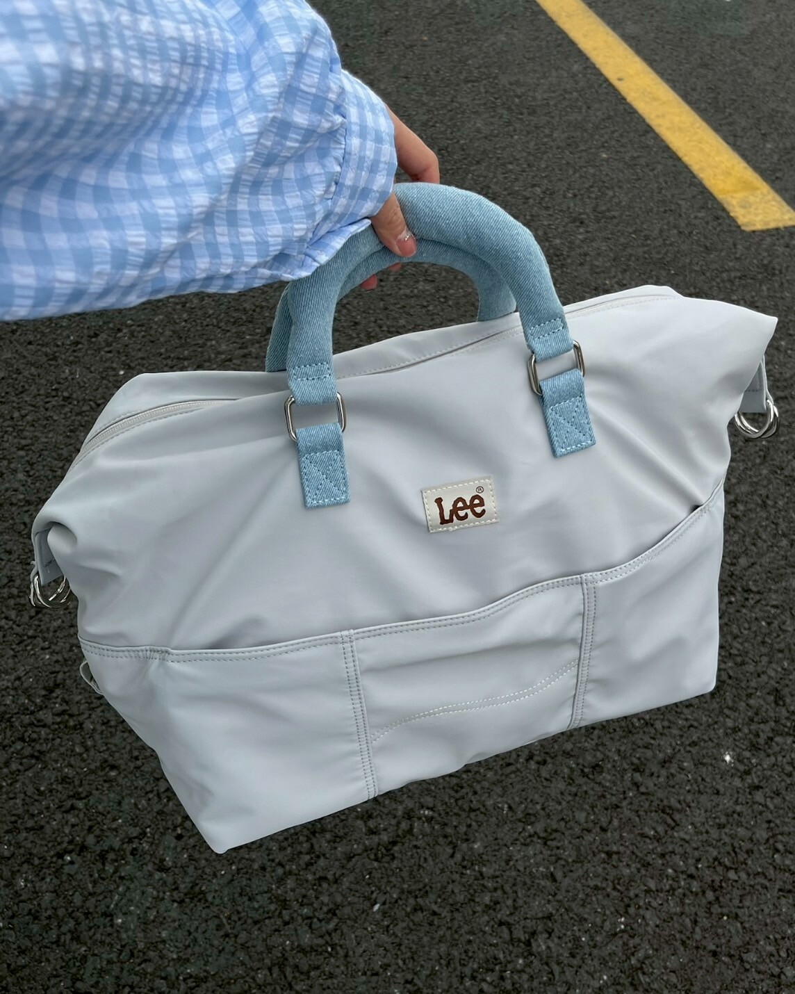 Lee 大容量行李袋 健身包 登機包 輕便 解放雙手 多夾層收納 肩背 手提 共3色