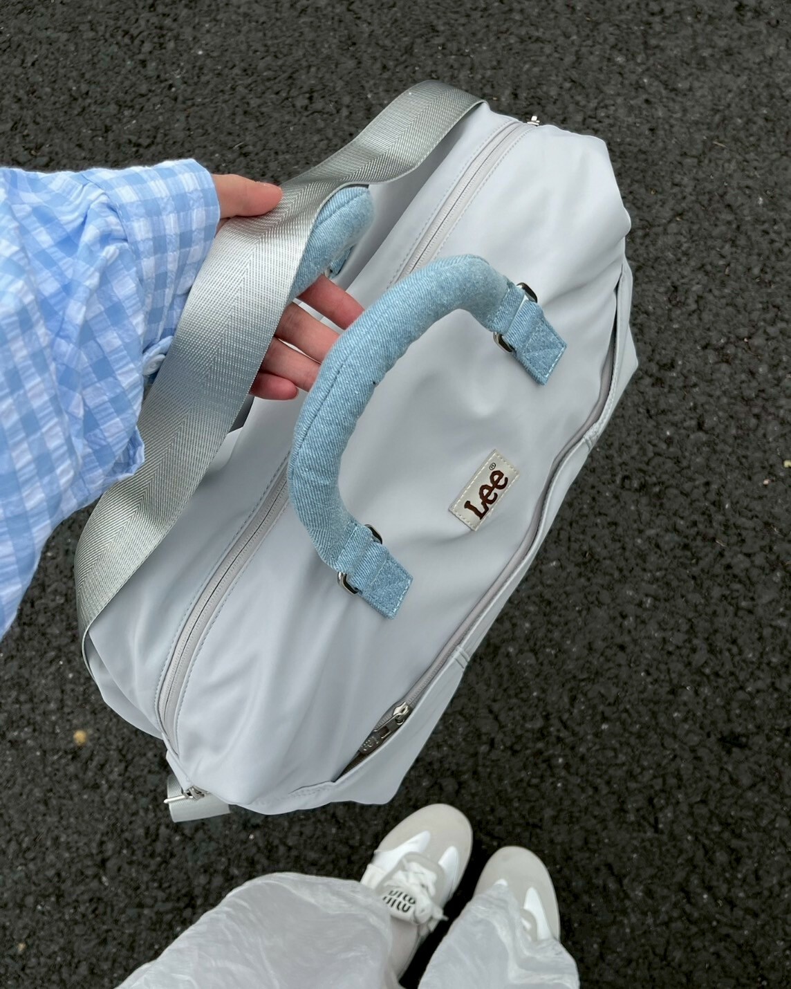 Lee 大容量行李袋 健身包 登機包 輕便 解放雙手 多夾層收納 肩背 手提 共3色