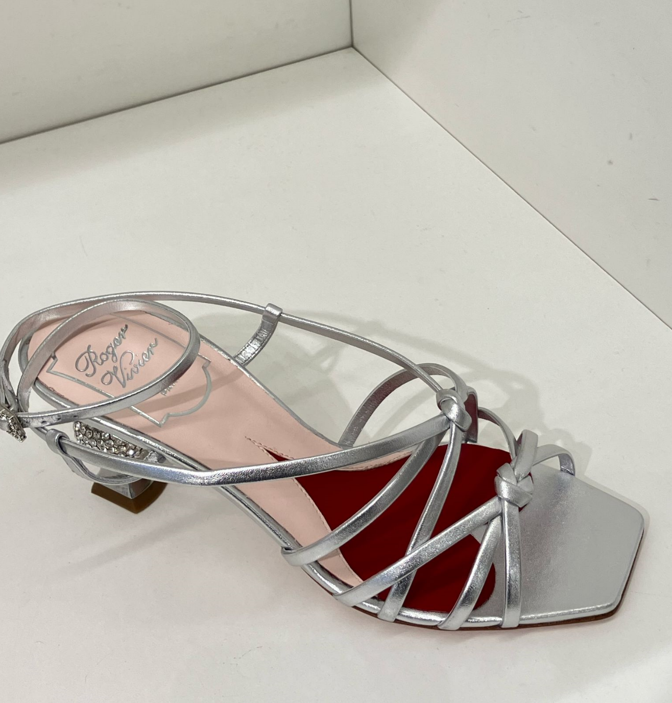 Roger Vivier RV sandal silver