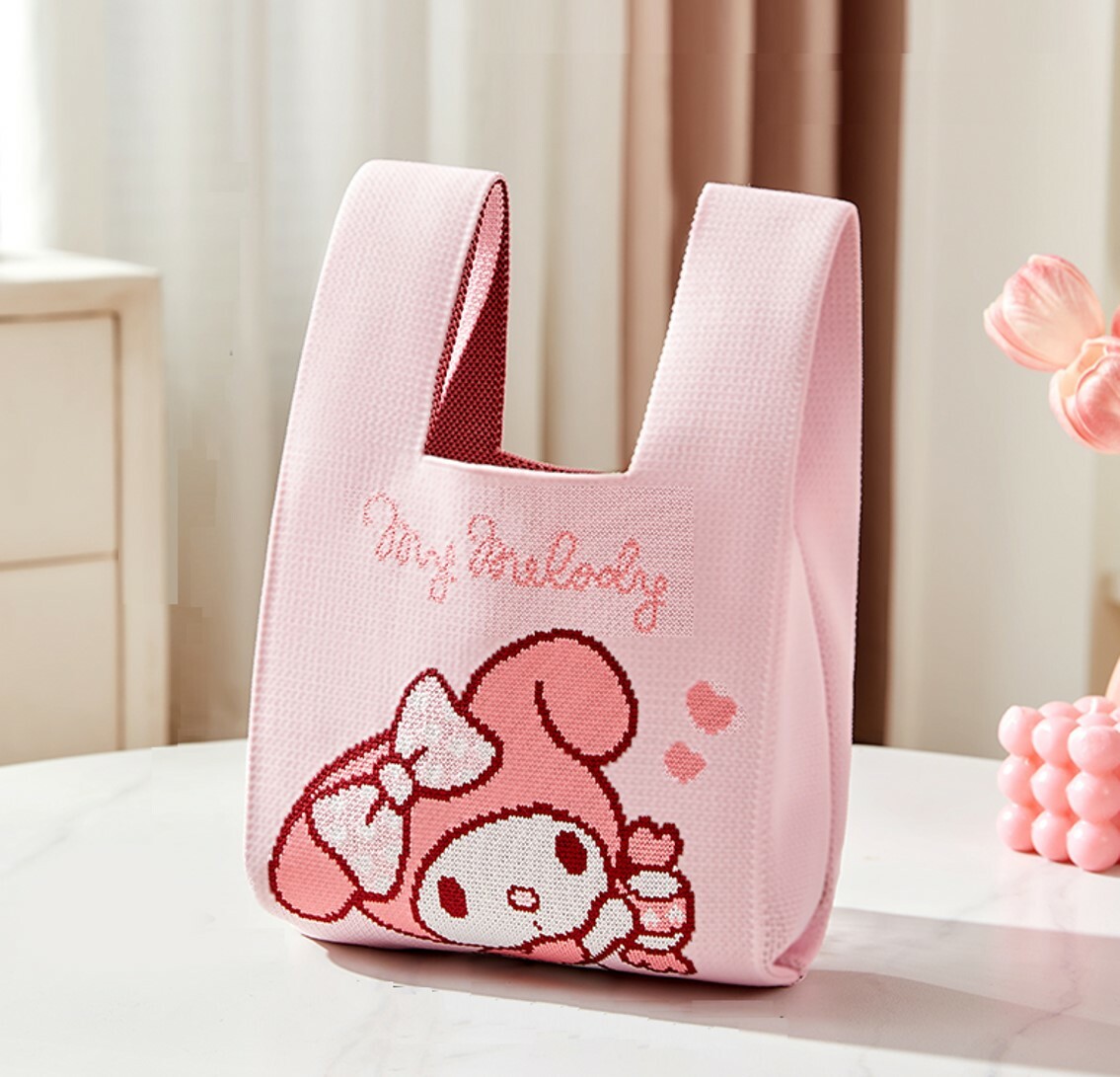 MY MELODY  - Sanrio - 針織購物袋 | 手挽袋