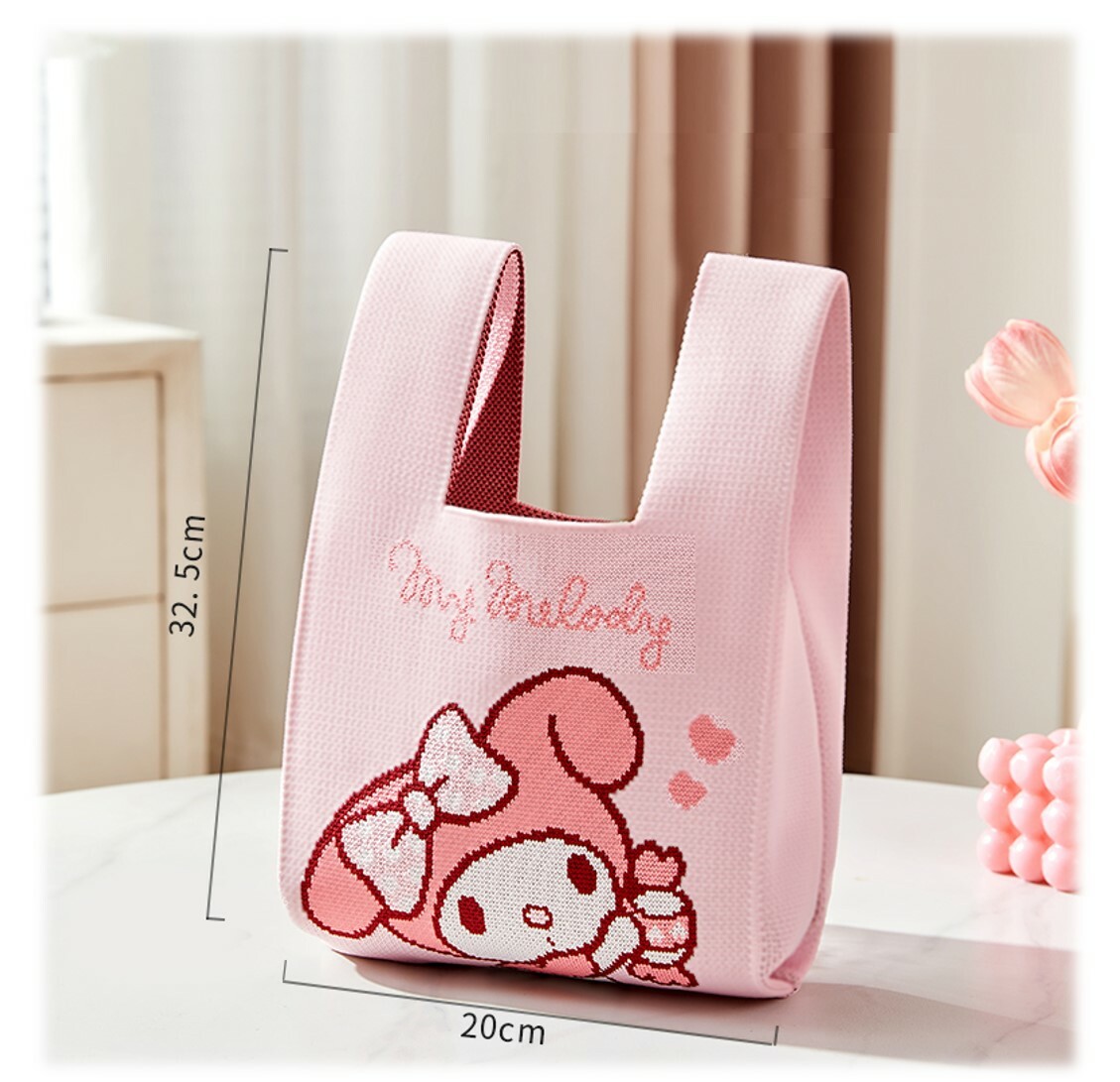MY MELODY  - Sanrio - 針織購物袋 | 手挽袋