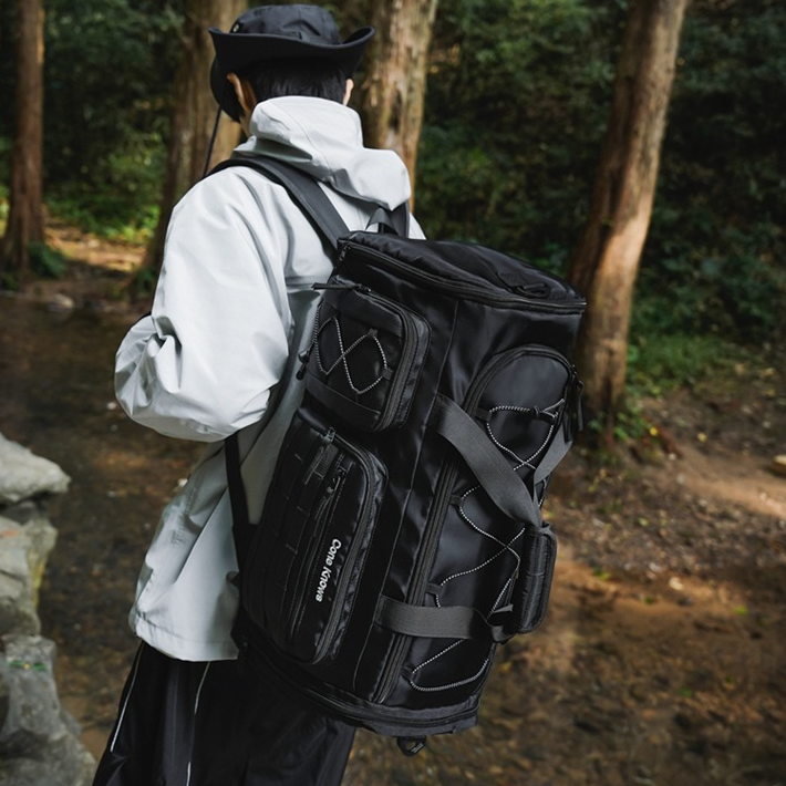 肩背手提 × 機能｜多背法尼龍大容量旅行背包/提袋【BGLF009】