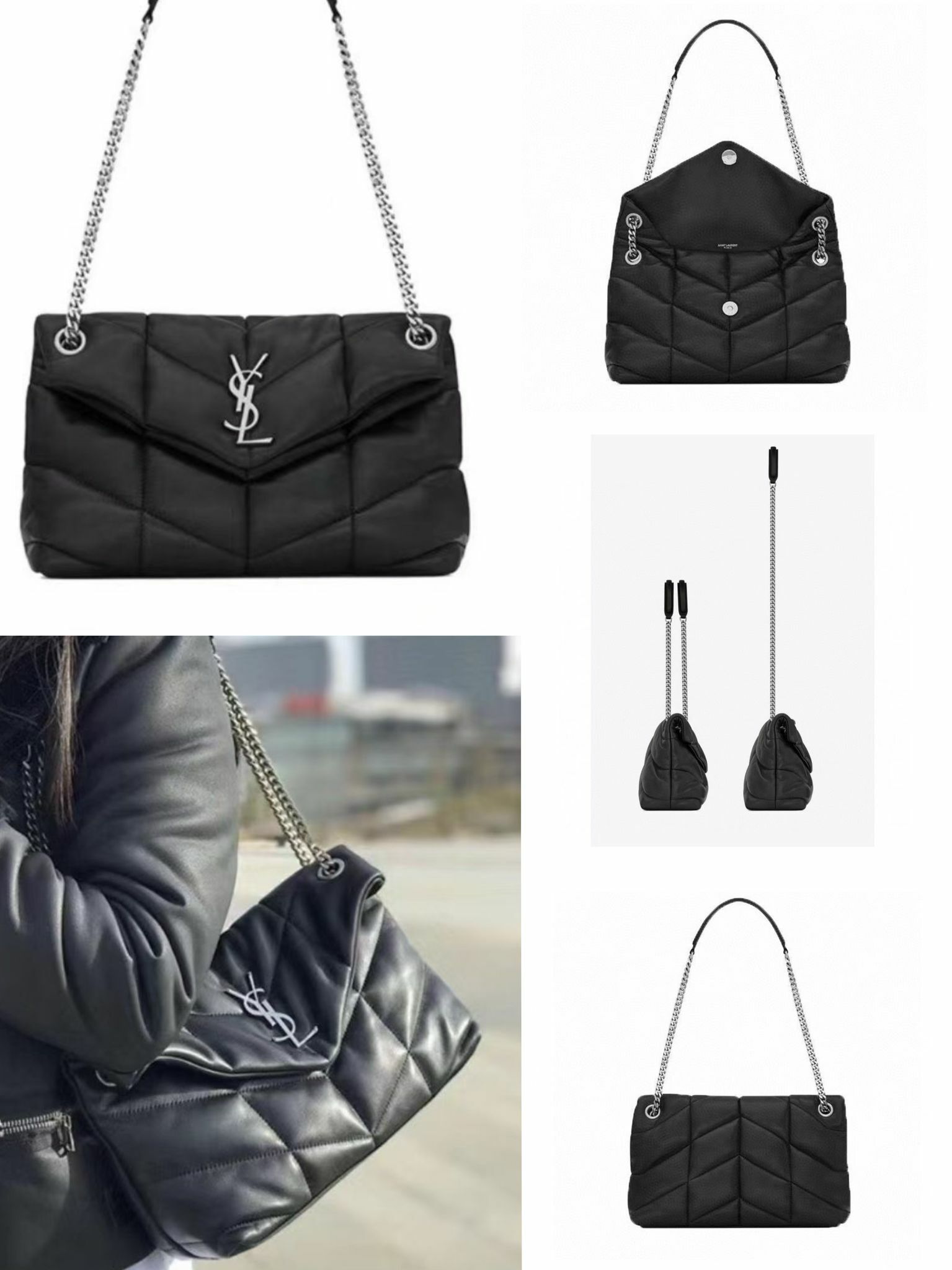 YSL Puffer 鏈條包