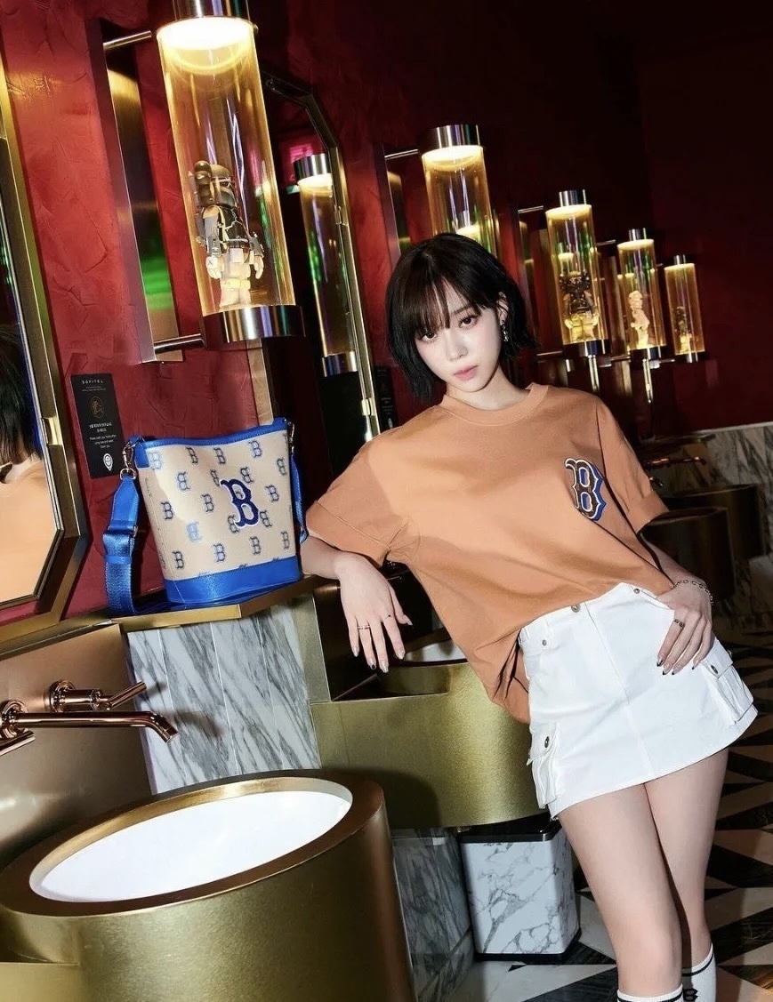 【現貨】MLB KRB121393 手提包 (藍色B字)