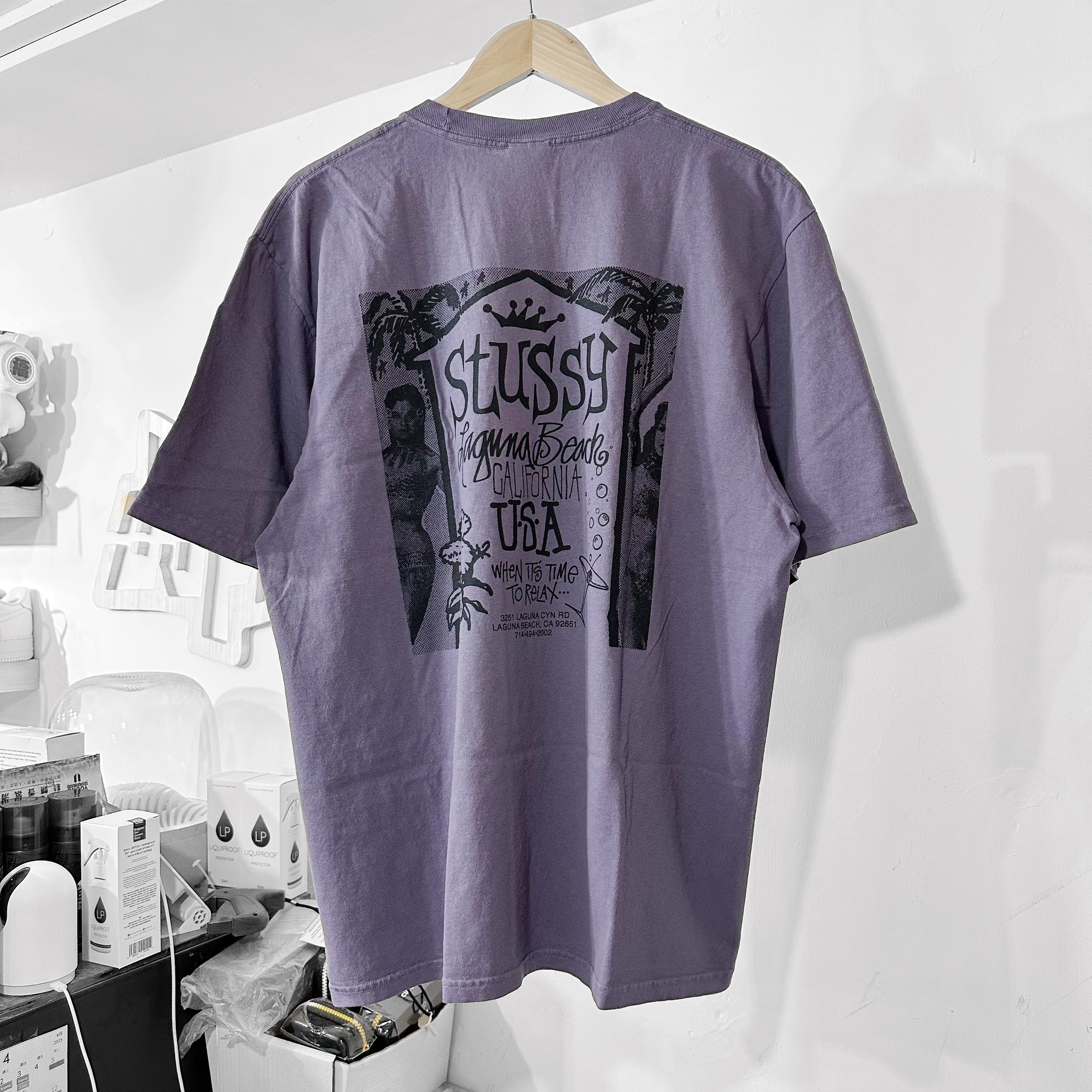 【Stussy】 Beach House Pigment Dyed T-Shirt Natural Beach House Tee Pigment Dyed – Natural | Tees | Stüssy