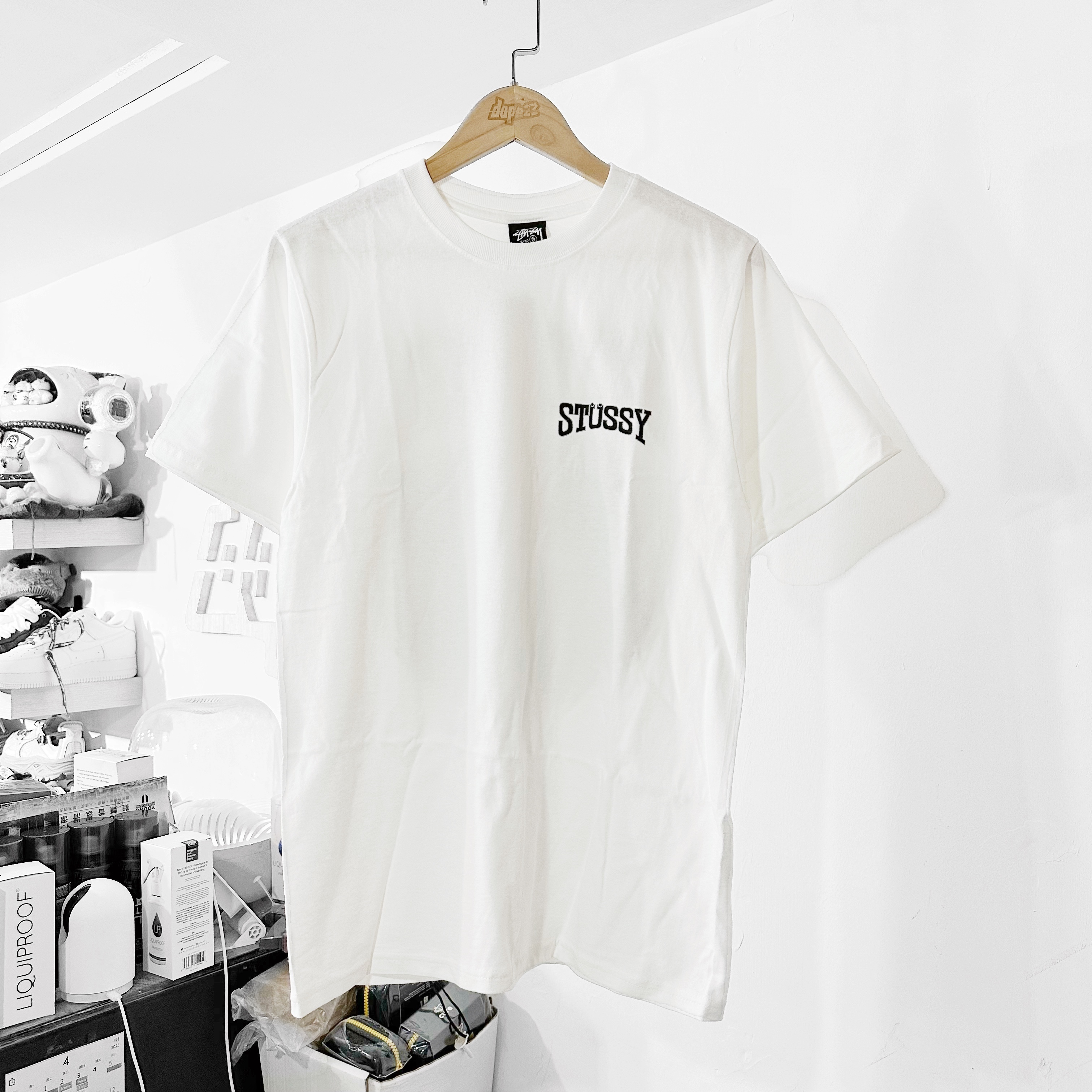 STUSSY TOUGH TREAD TEE WHITE