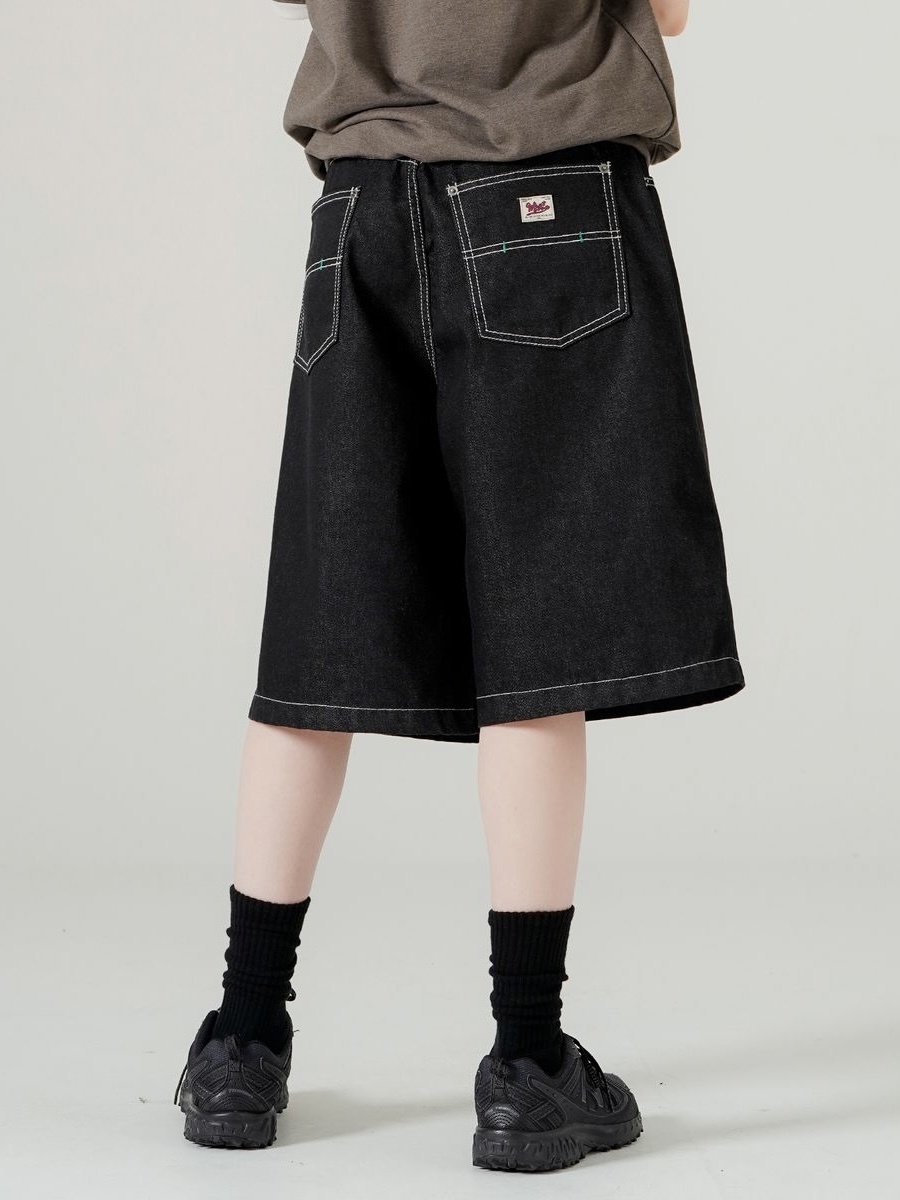 <預購> 韓國WV PROJECT 經典復古寬版牛仔短褲
