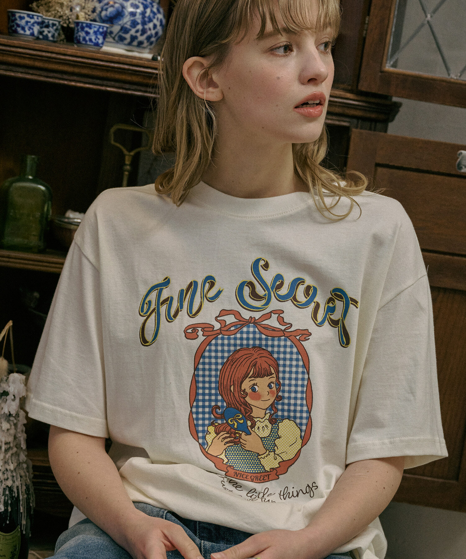 CPGN STUDIO - SECRET GIRL TSHIRT (CREAM)