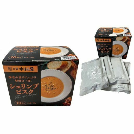 C68787 新宿中村屋 海老蝦濃湯 沖泡即食湯 1盒10包x 180g
