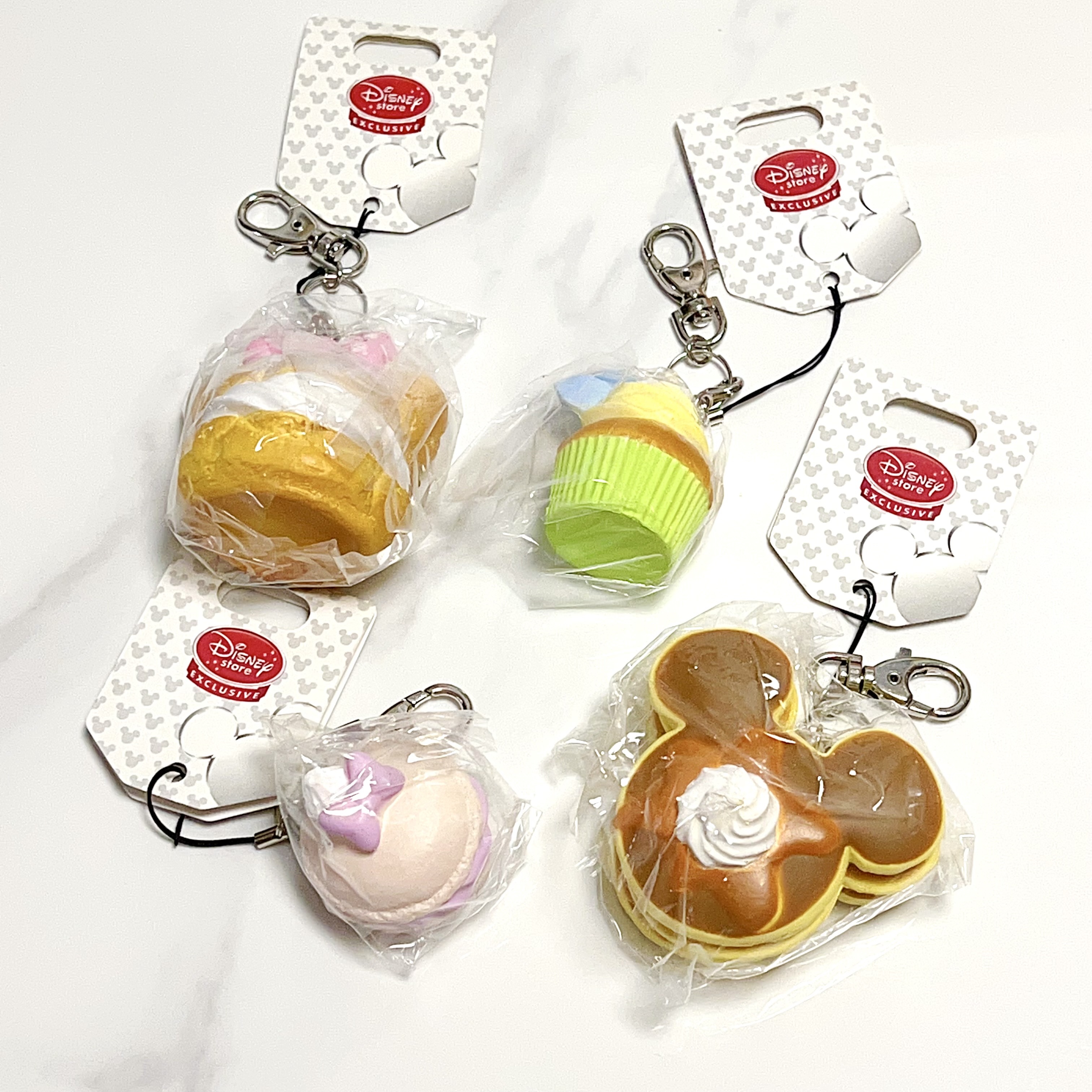 Disney vintage dessert Mickey pancake Minnie cream puff squishy