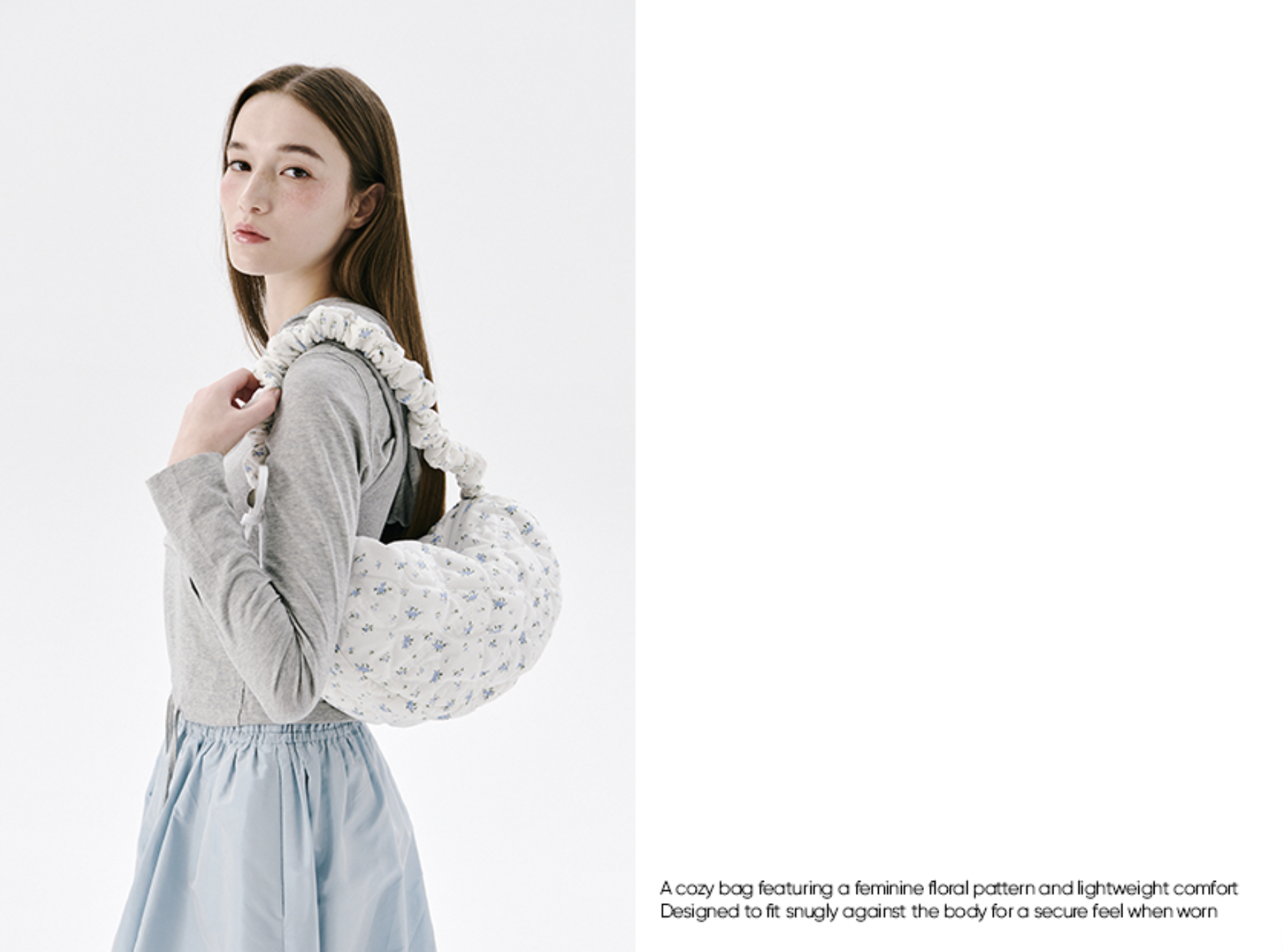【CARLYN】韓国人気★IVE REI 着用 Flower Cozy Bag (4way) CARLYN】韓国人気☆IVE REI 着用 Flower Cozy Bag (4way)