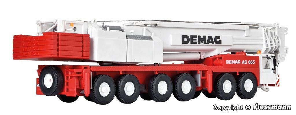 Kibri 13021 HO規 DEMAG AC 665 全地形起重機 組裝模型