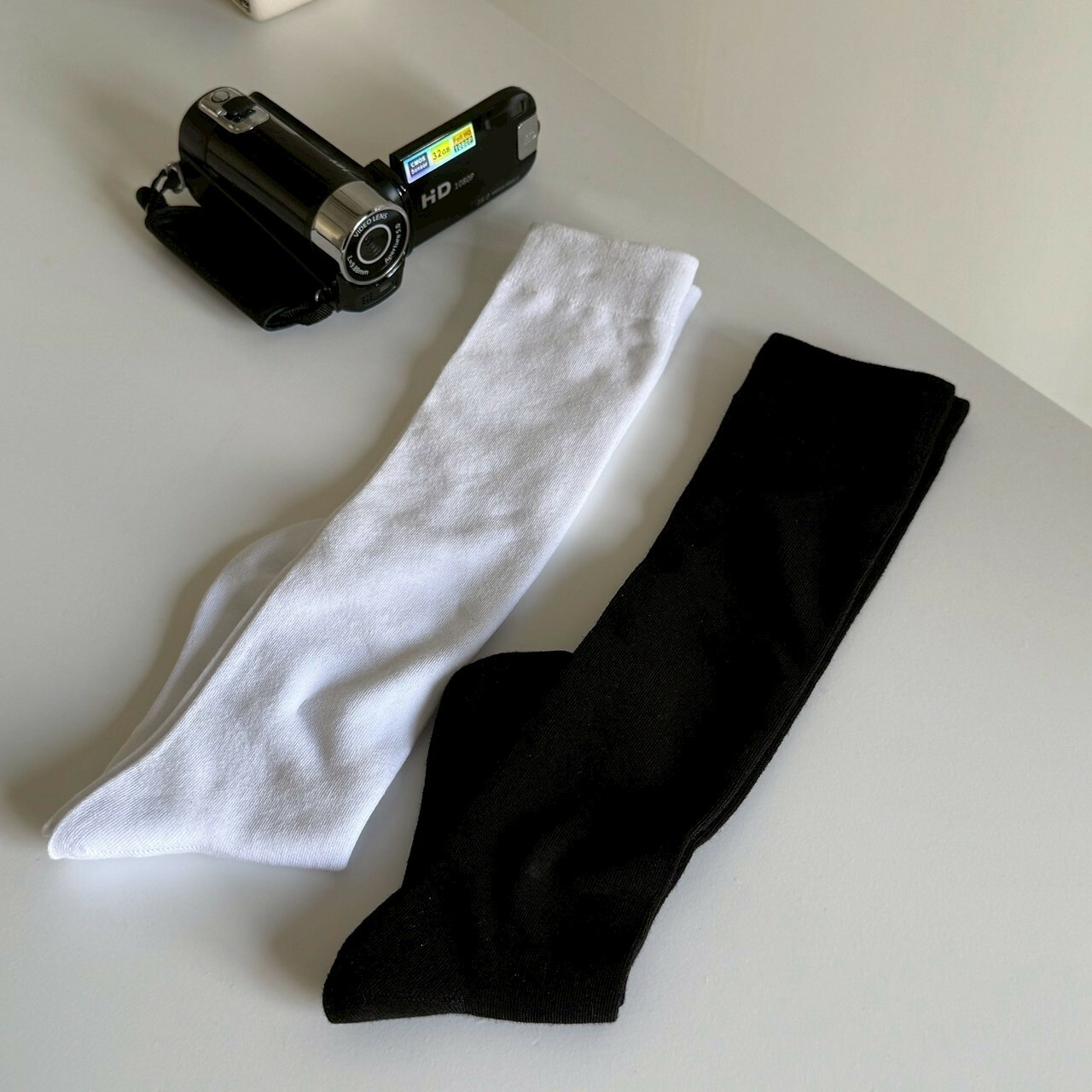 白日信差 基本素面長小腿襪