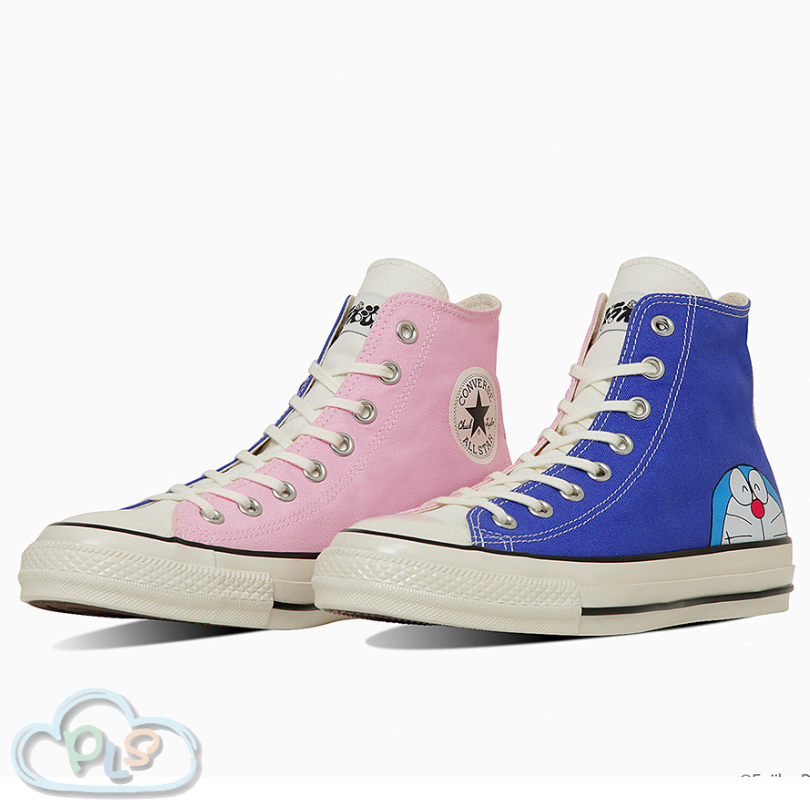 ALL STAR AGED FP HI / DORAEMON 藍白粉紅 CONVERSE X 多啦A夢 #22799-1