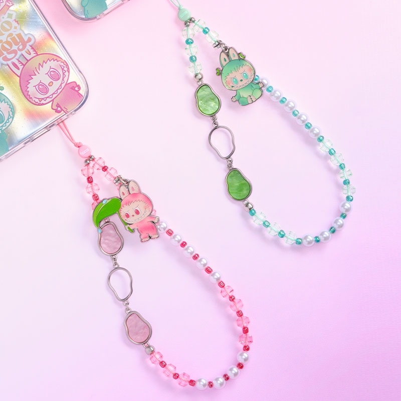 Labubu 前方高能系列電話繩盲盒，不包官方瑕疵，不設退換（H4 PO189）