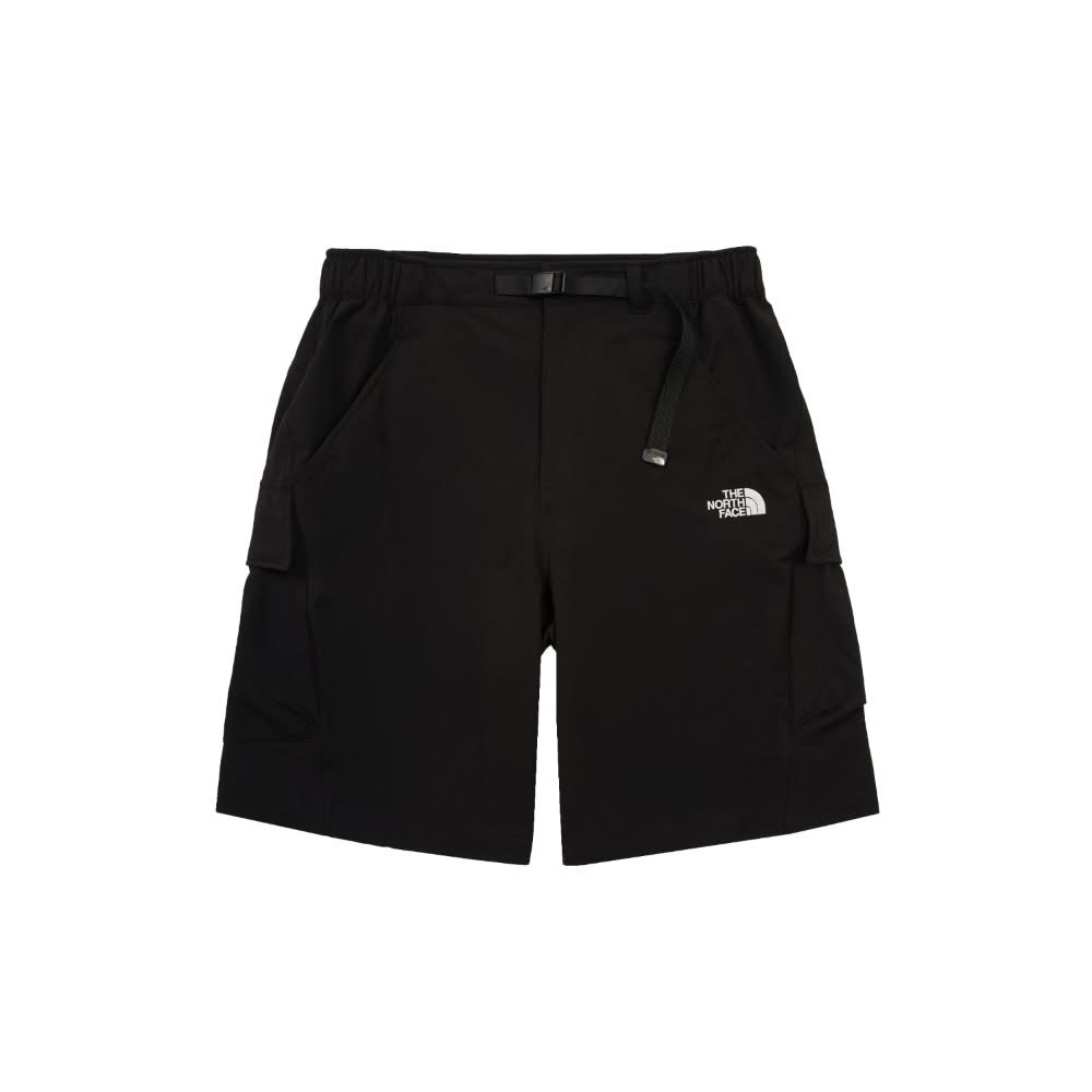 -(E13e03)-THE NORTH FACE UTILITY CARGO SHORT 黑標 寬版 工裝短褲 -NF0A8CM5 黑色(JK3)