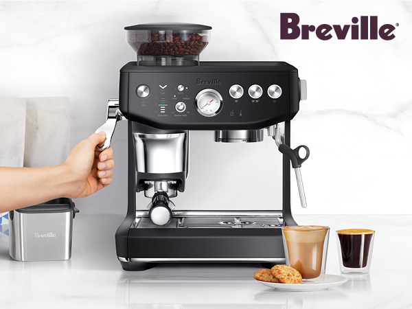Breville   BES876BST‧意式咖啡機‧黑鋼限量版‧香港行貨,原廠1年保養‧