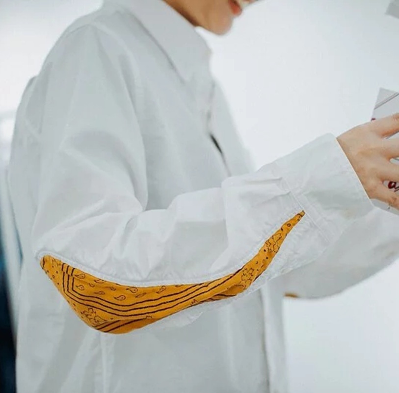 VISVIM ALBACORE BANDANA N.D. L/S (GIZA OX) -  WHITE SIZE 1 IN STOCK NOW (現貨發售中)