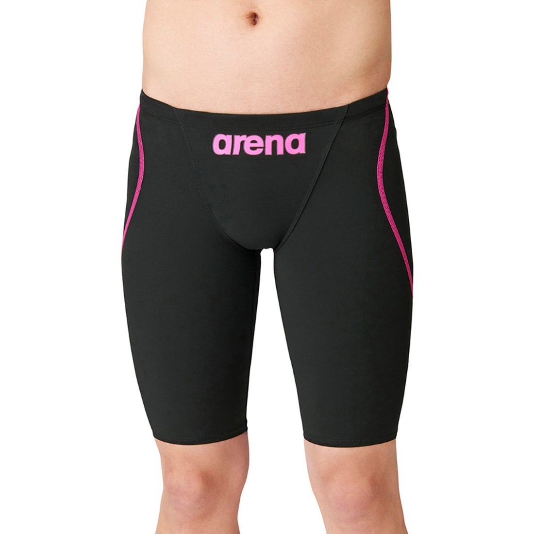 中童頂級競賽泳褲AQUAFORCE Fusion-Tri FINA認證- 黑/粉紅