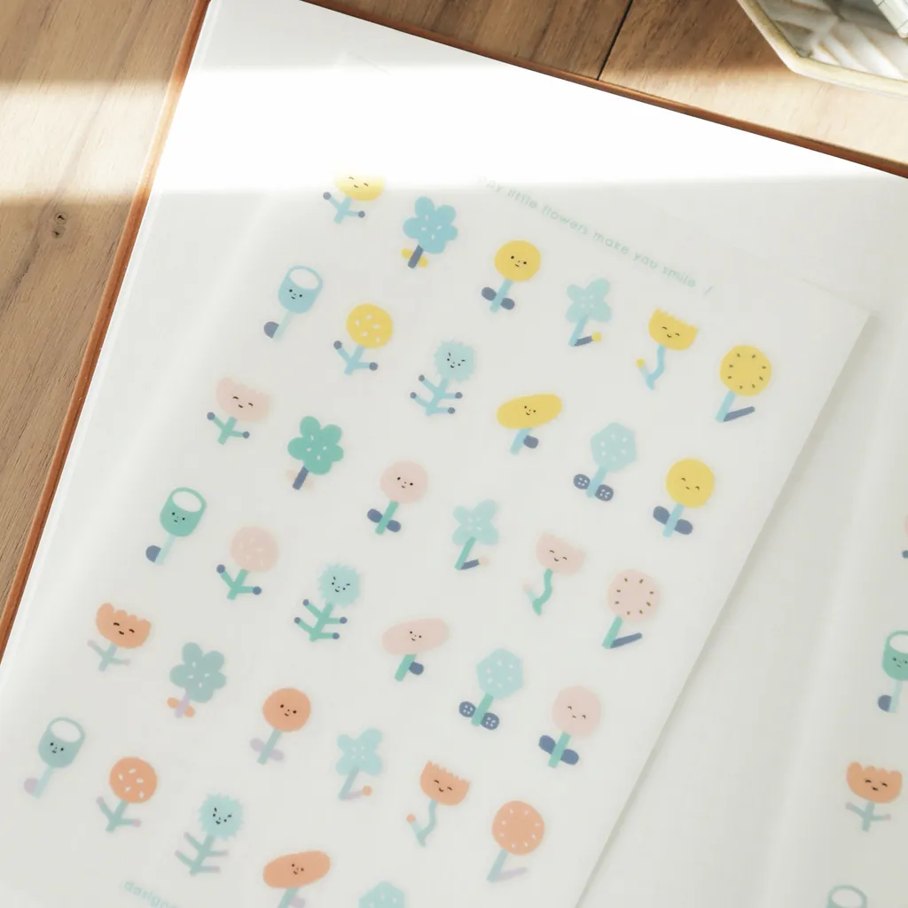 YO HAND STUDIO PRINT ON STICKER SMALL FLOWER