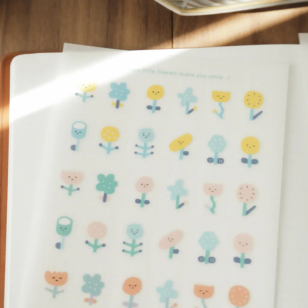 YO HAND STUDIO PRINT ON STICKER SMALL FLOWER