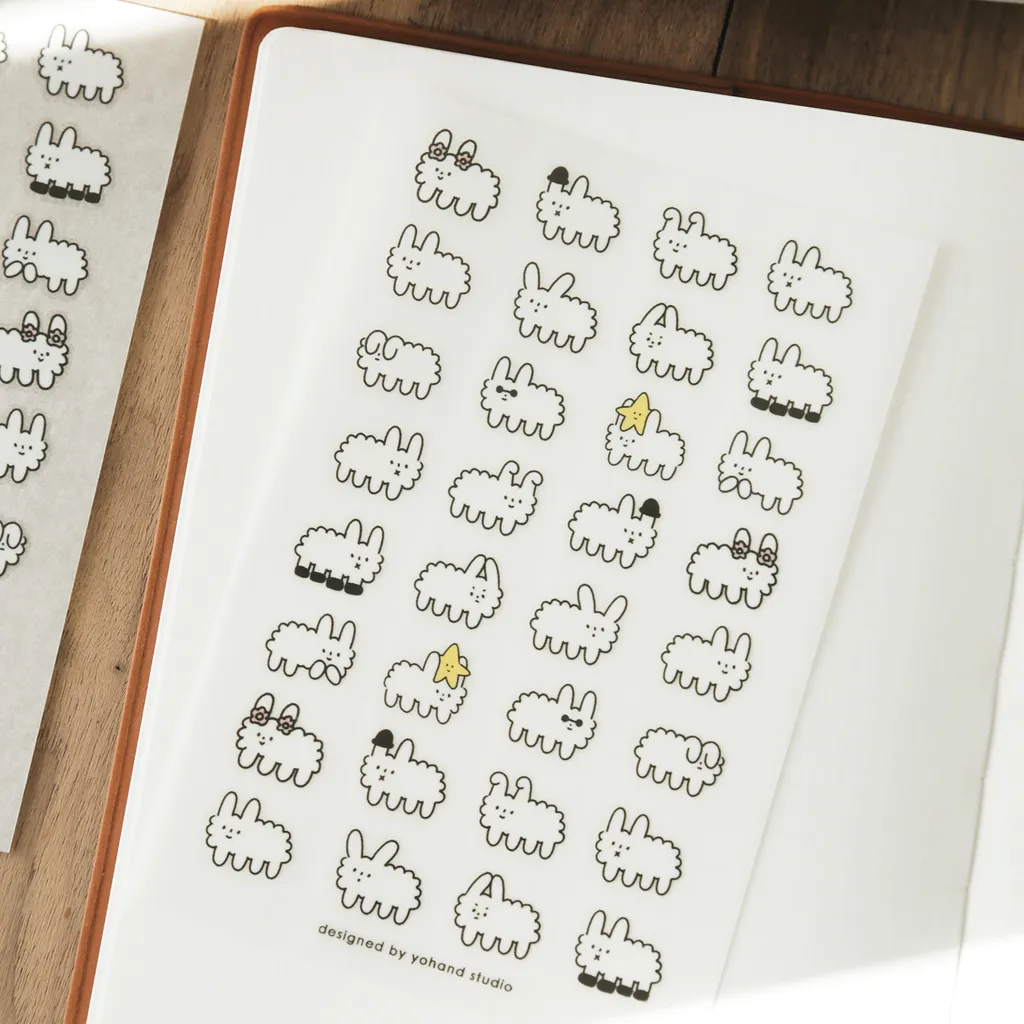 YO HAND STUDIO PRINT ON STICKER DOGGIE CLOUD