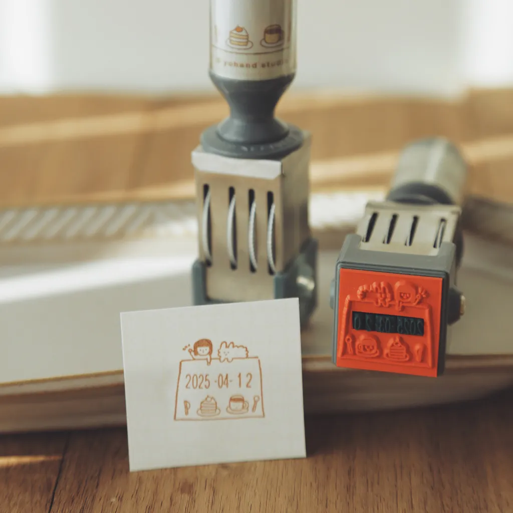 可調式日期印章  大  野餐｜右手超人 台灣