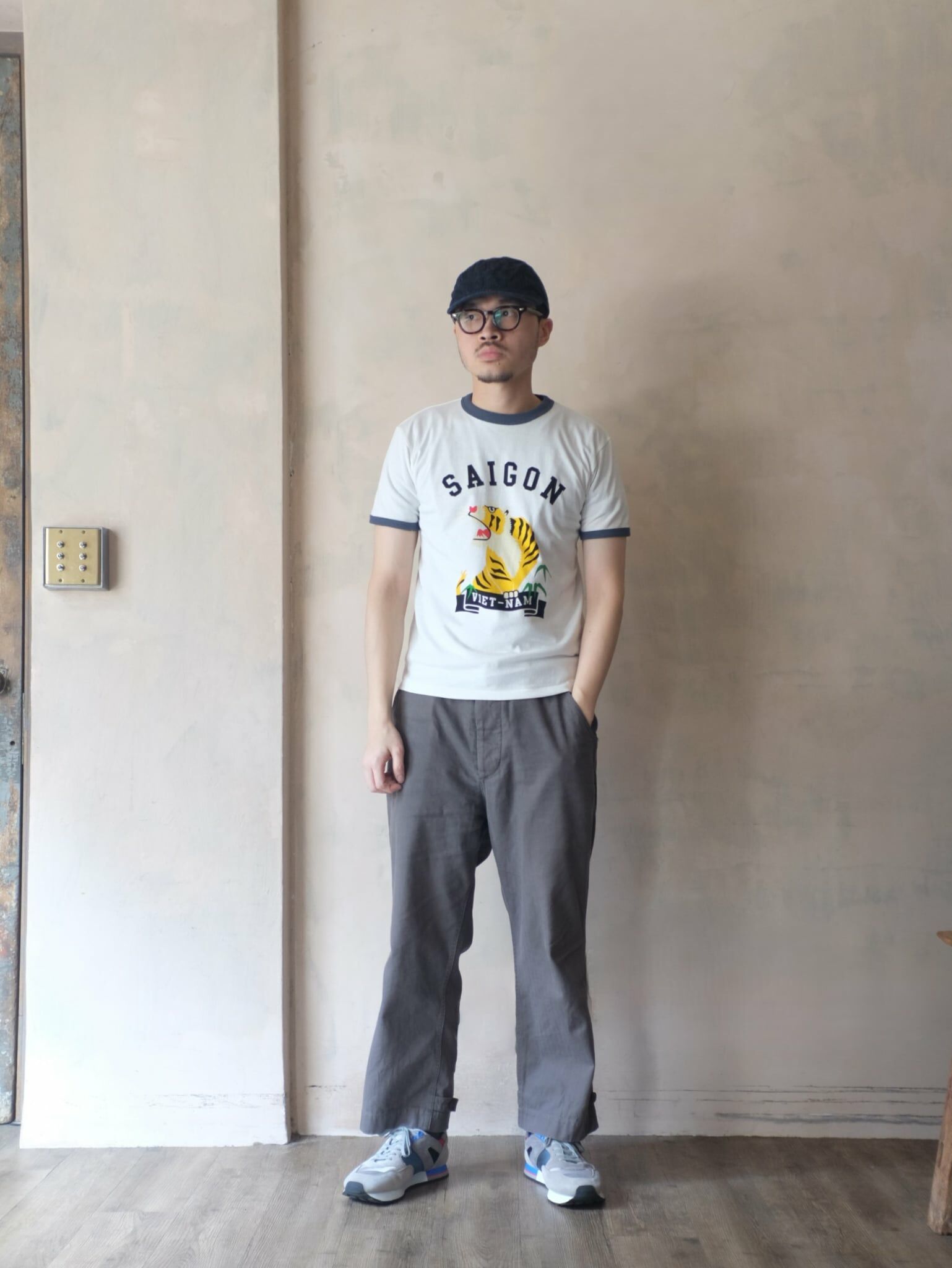 HOUSTON 2017W RINGER TEE (TIGER)