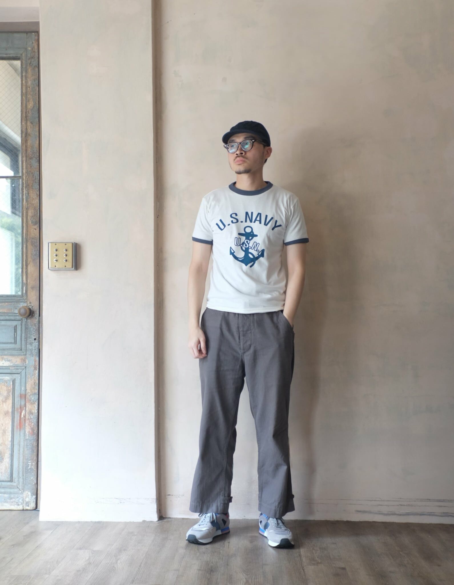 HOUSTON RINGER TEE(USN)