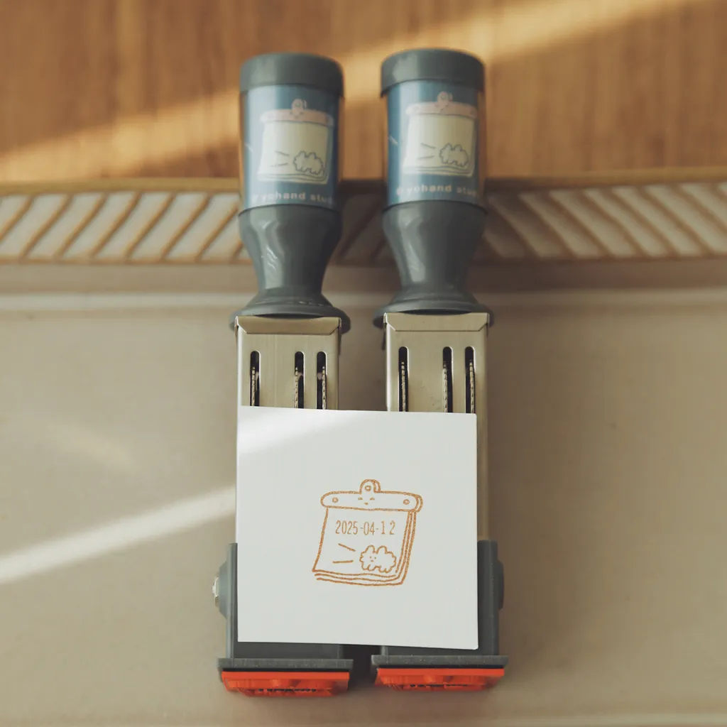 可調式日期印章  小  狗狗雲日曆｜右手超人 台灣