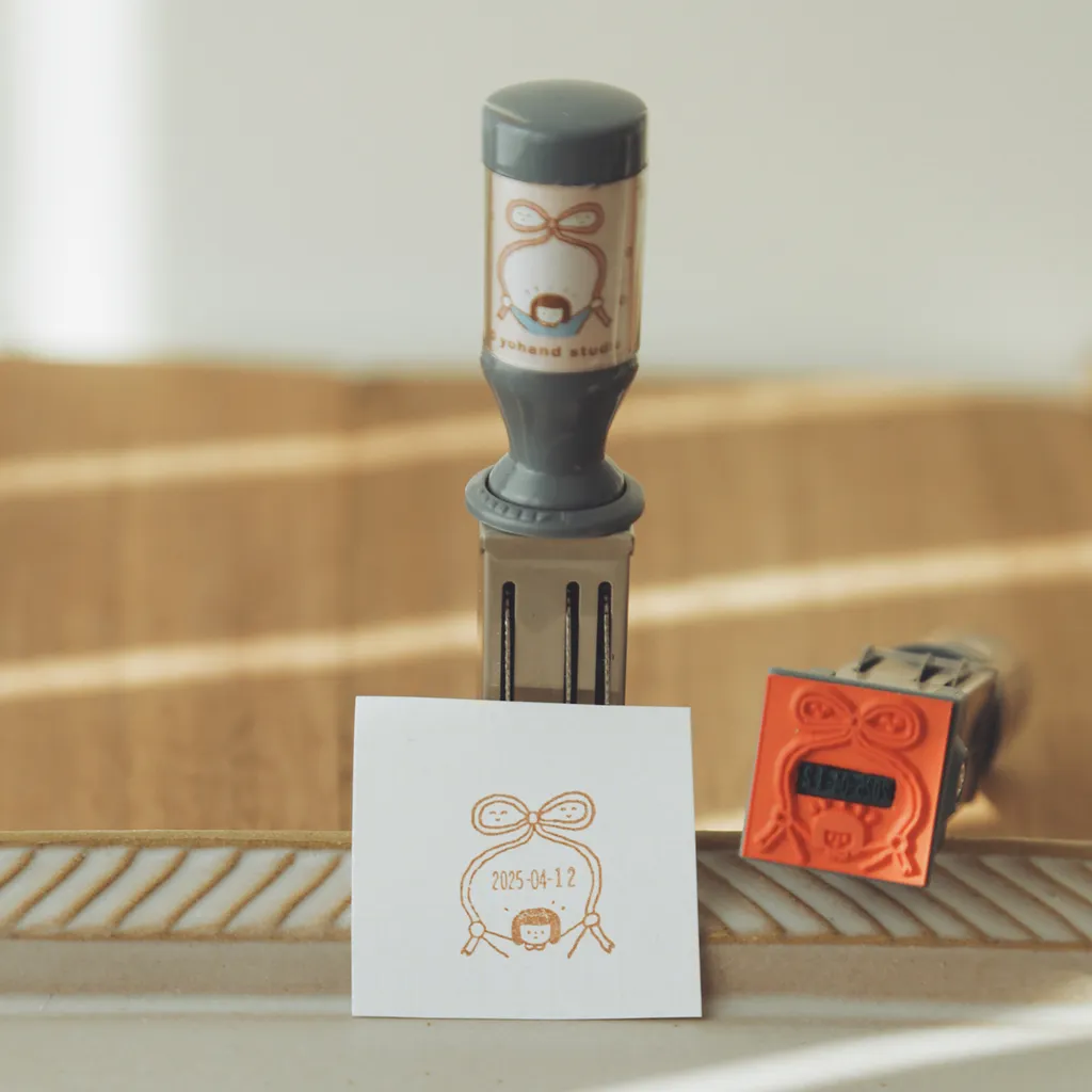 可調式日期印章  小  蝴蝶結｜右手超人 台灣