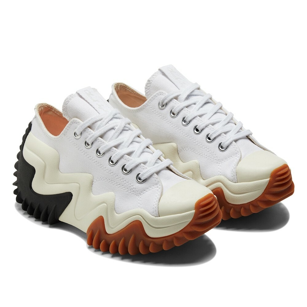 Converse Run Star Motion 白色 沙色 黑色 波浪 鋸齒 厚底 增高 低筒 172896C