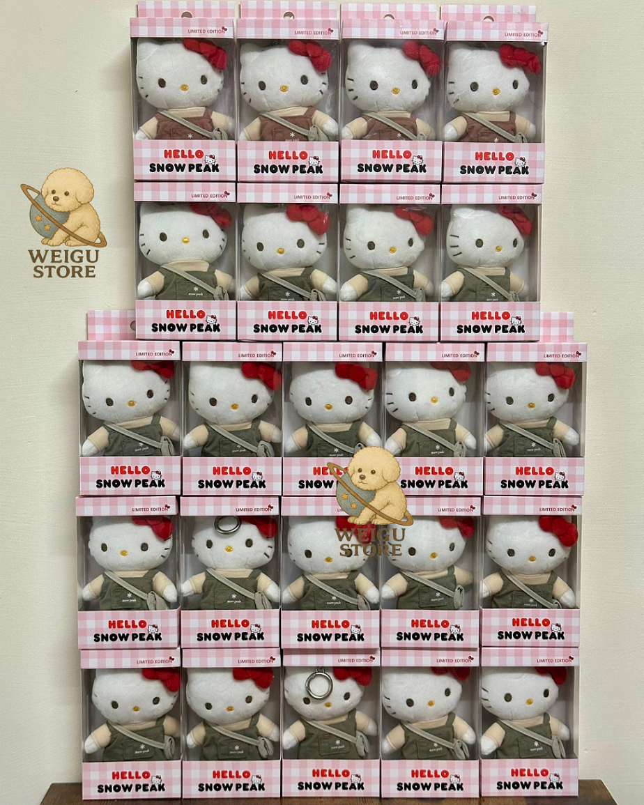 【現貨】Snow Peak X Hello Kitty 聯名款 鑰匙圈 S25SWFSU87