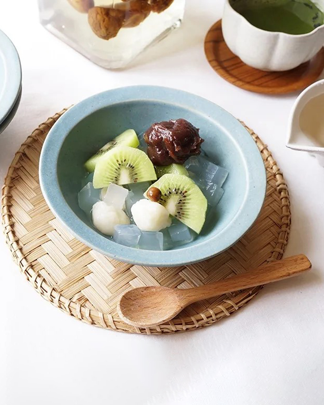 Round Bowl S Mist  Blue｜Mashiko ware