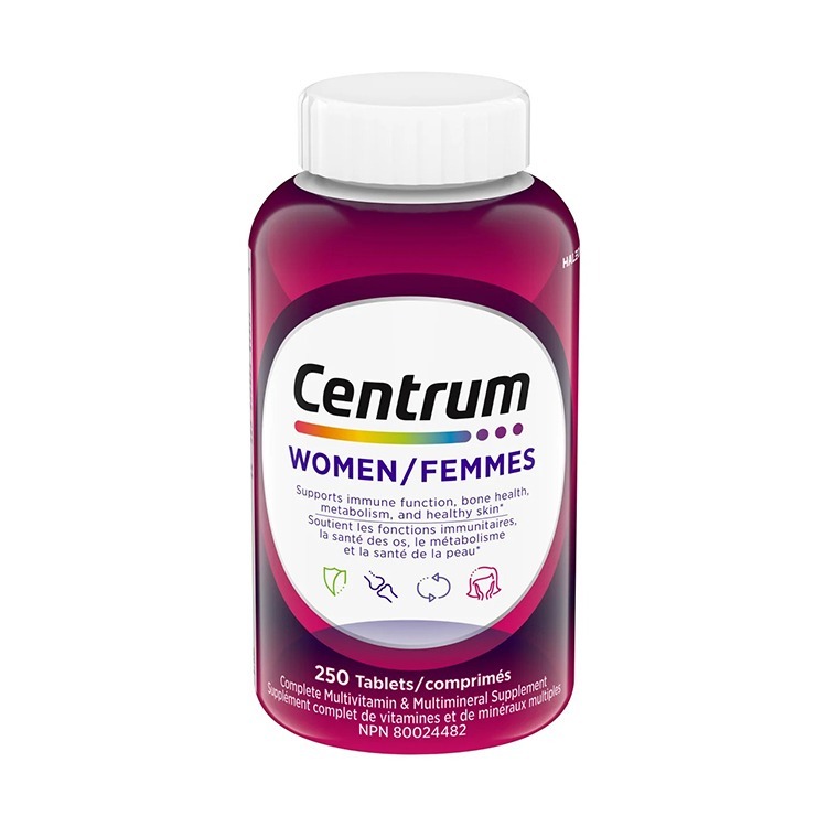 Centrum Women Multivitamin, 250 Tablets