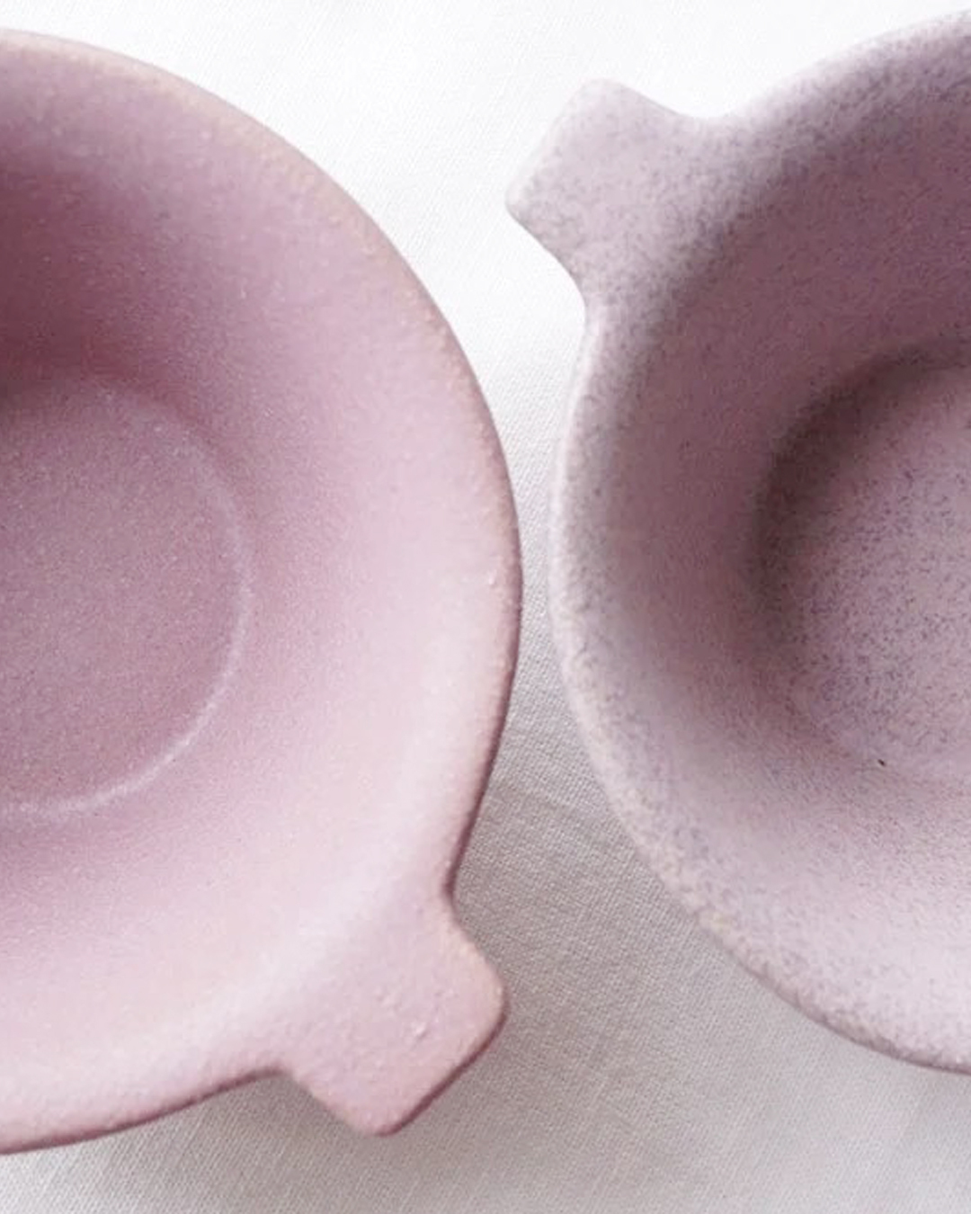 Bowl with Two Ears S Plum｜Mashiko ware