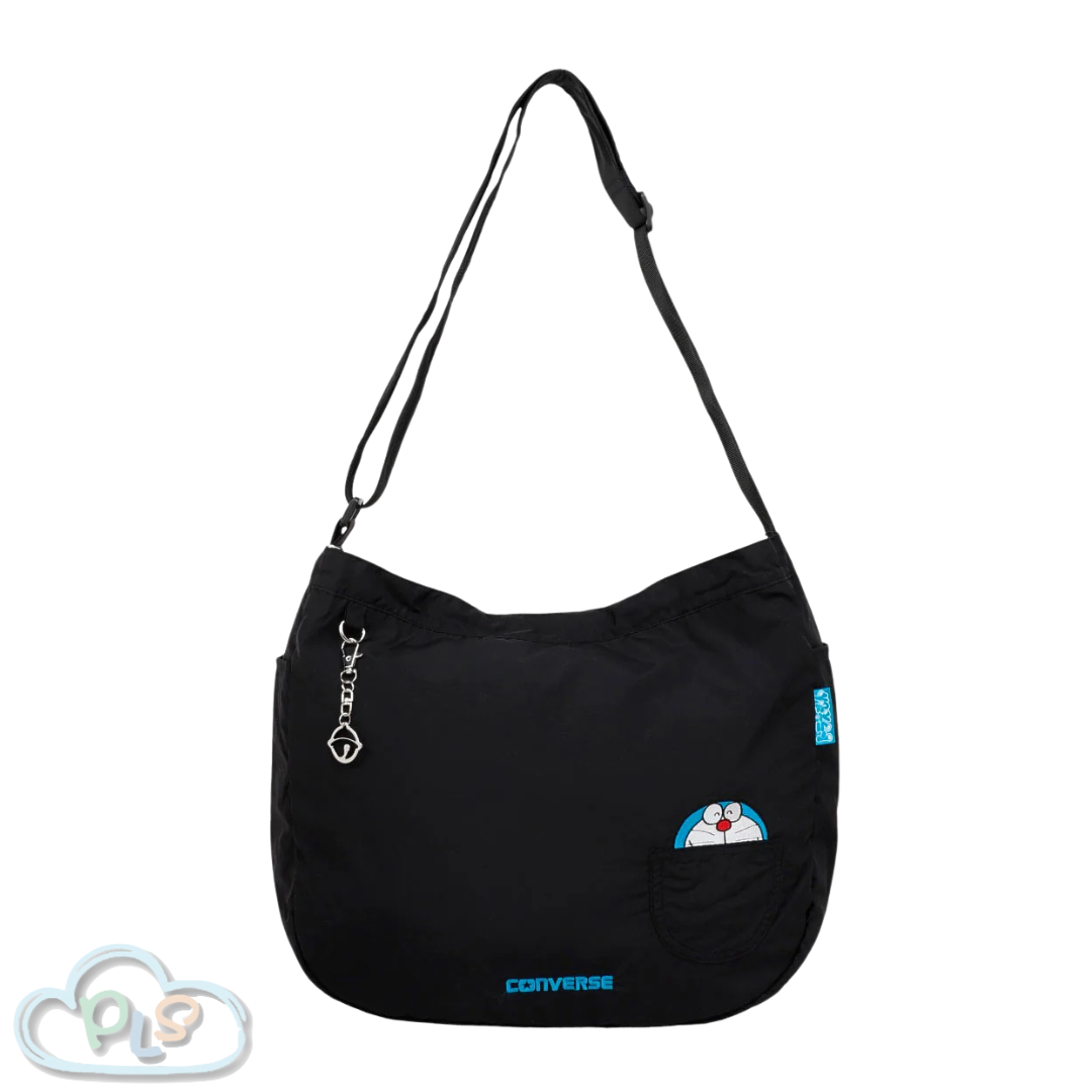 現貨 CV NEWS PAPER BAG 黑色 CONVERSE X 多啦A夢 #22789-1