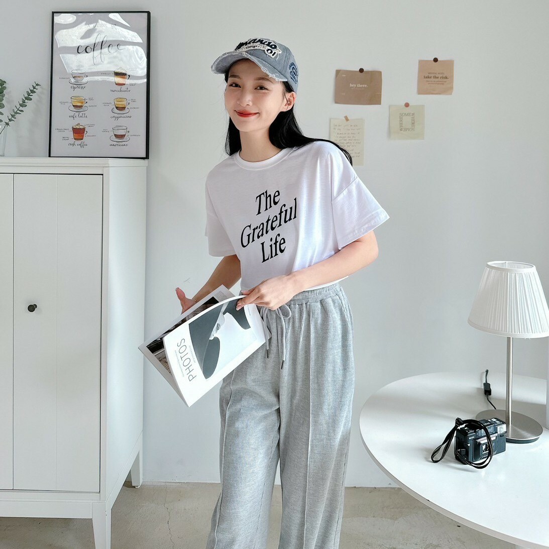 The Grateful Life 女生短版 Tee (3colors)