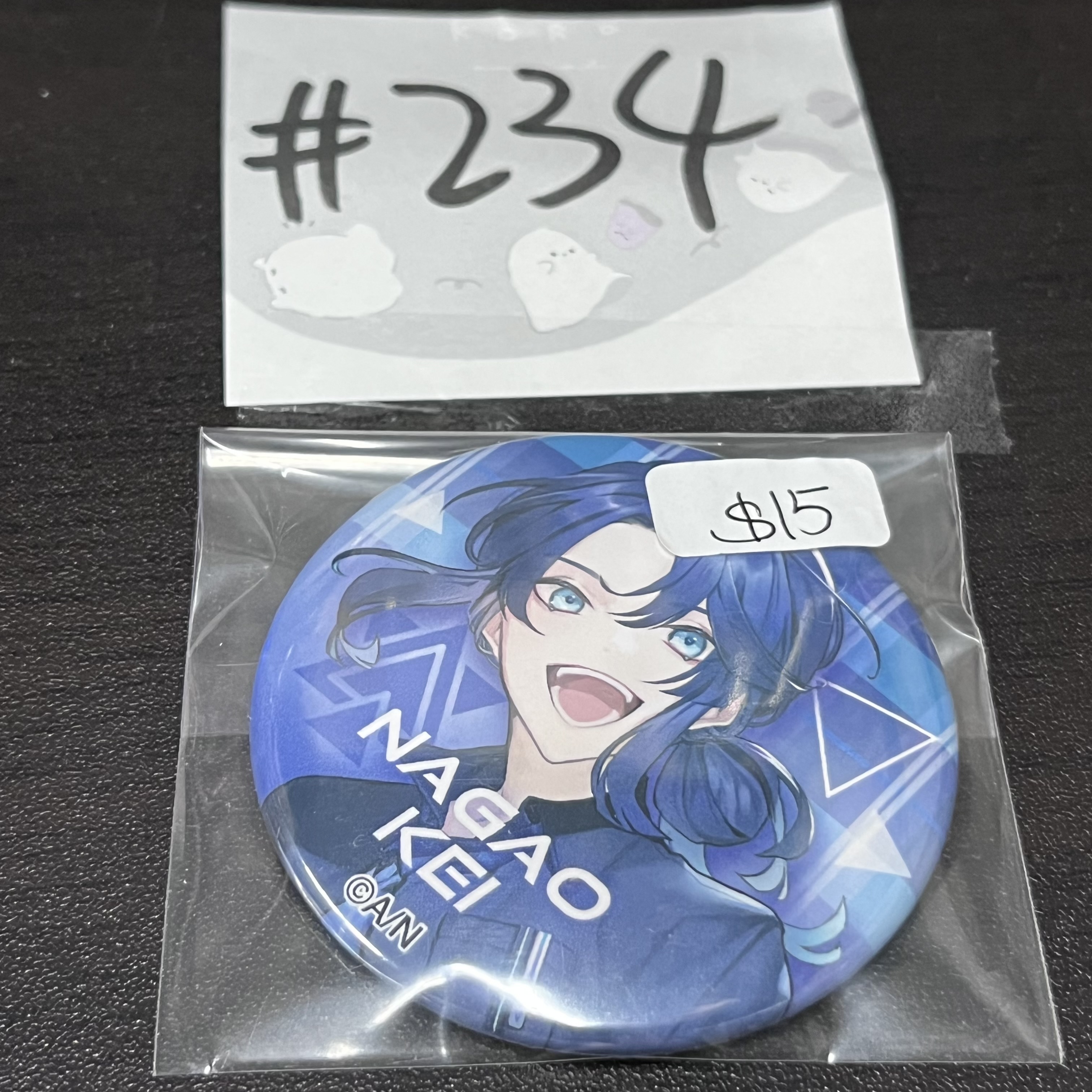 彩虹社 長尾景 襟章#234