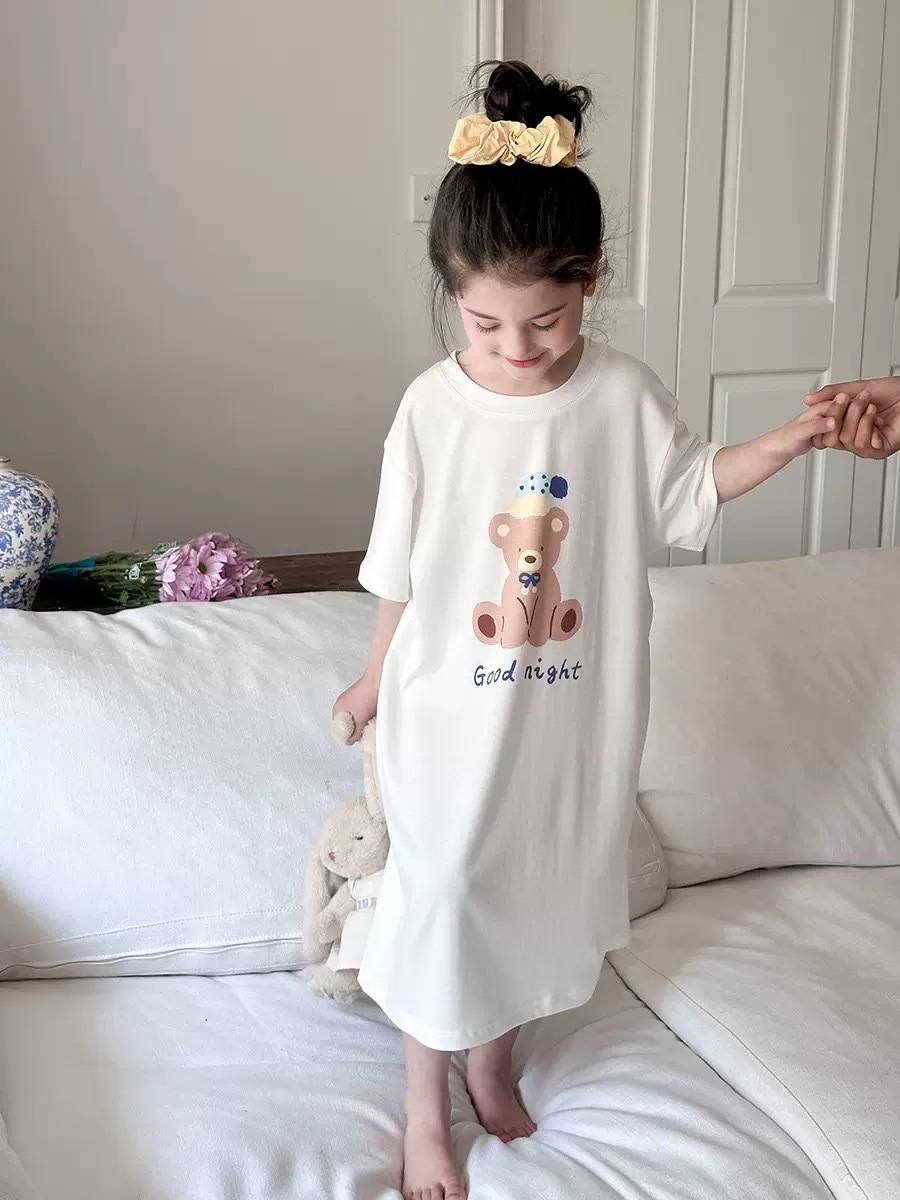 超舒服小熊洋裝家居服