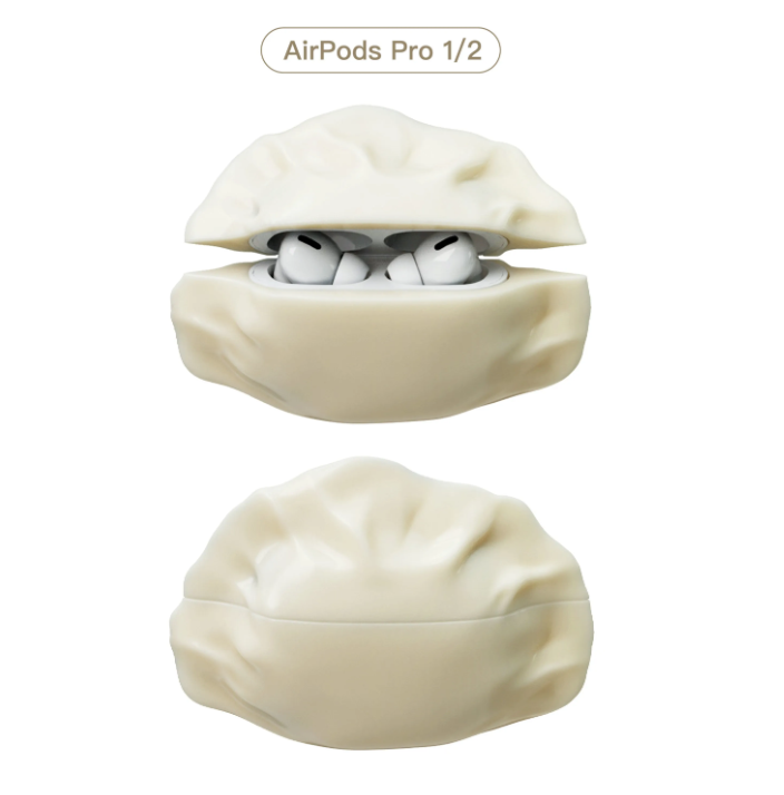 餃子 水餃 蒸餃 硅膠 AirPods 保護套 保護殼