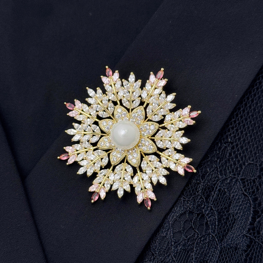 花火盛宴珍珠胸針