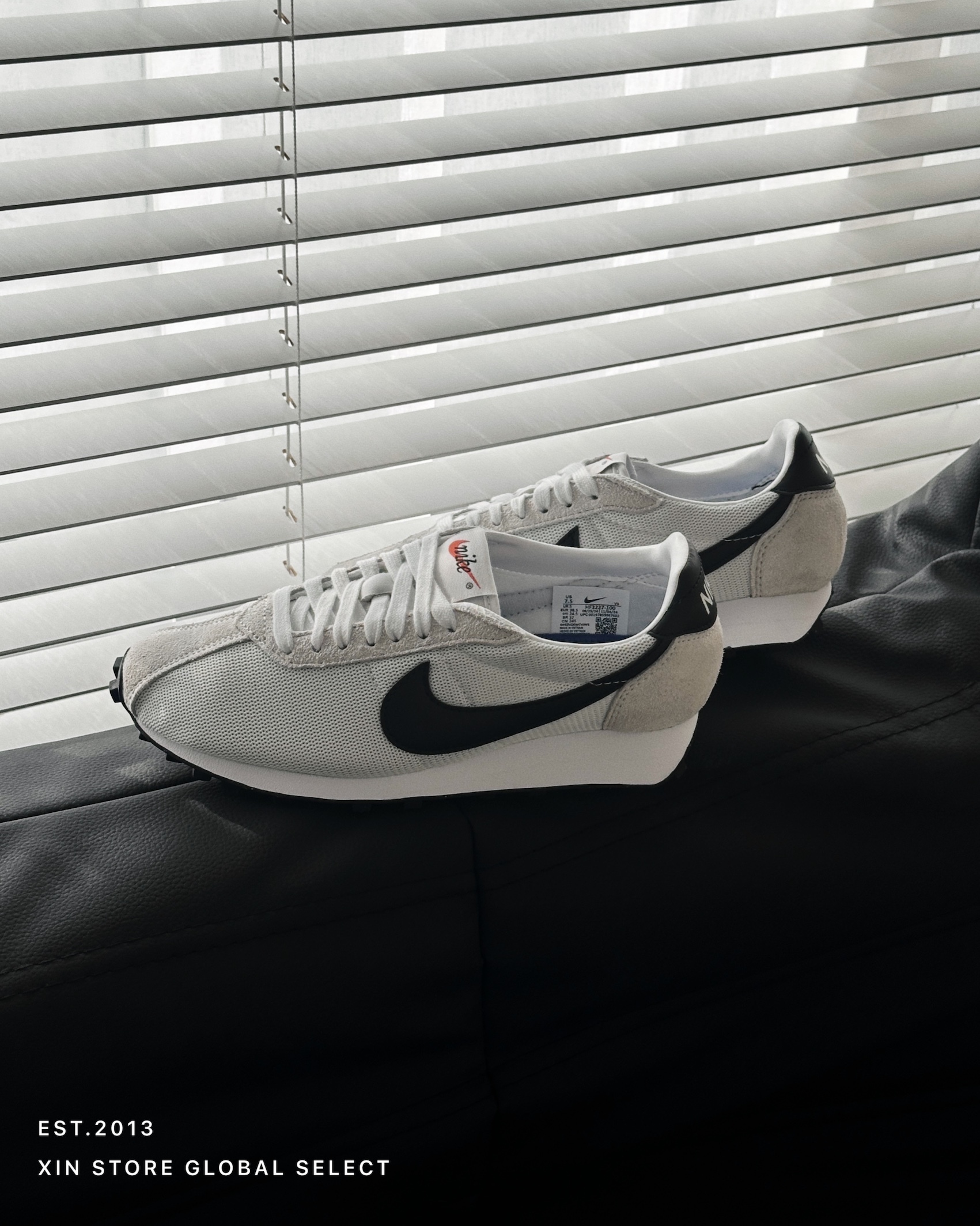 【現貨】Nike LD-1000 Summit White and Black 復古 麂皮 透氣網布 白黑