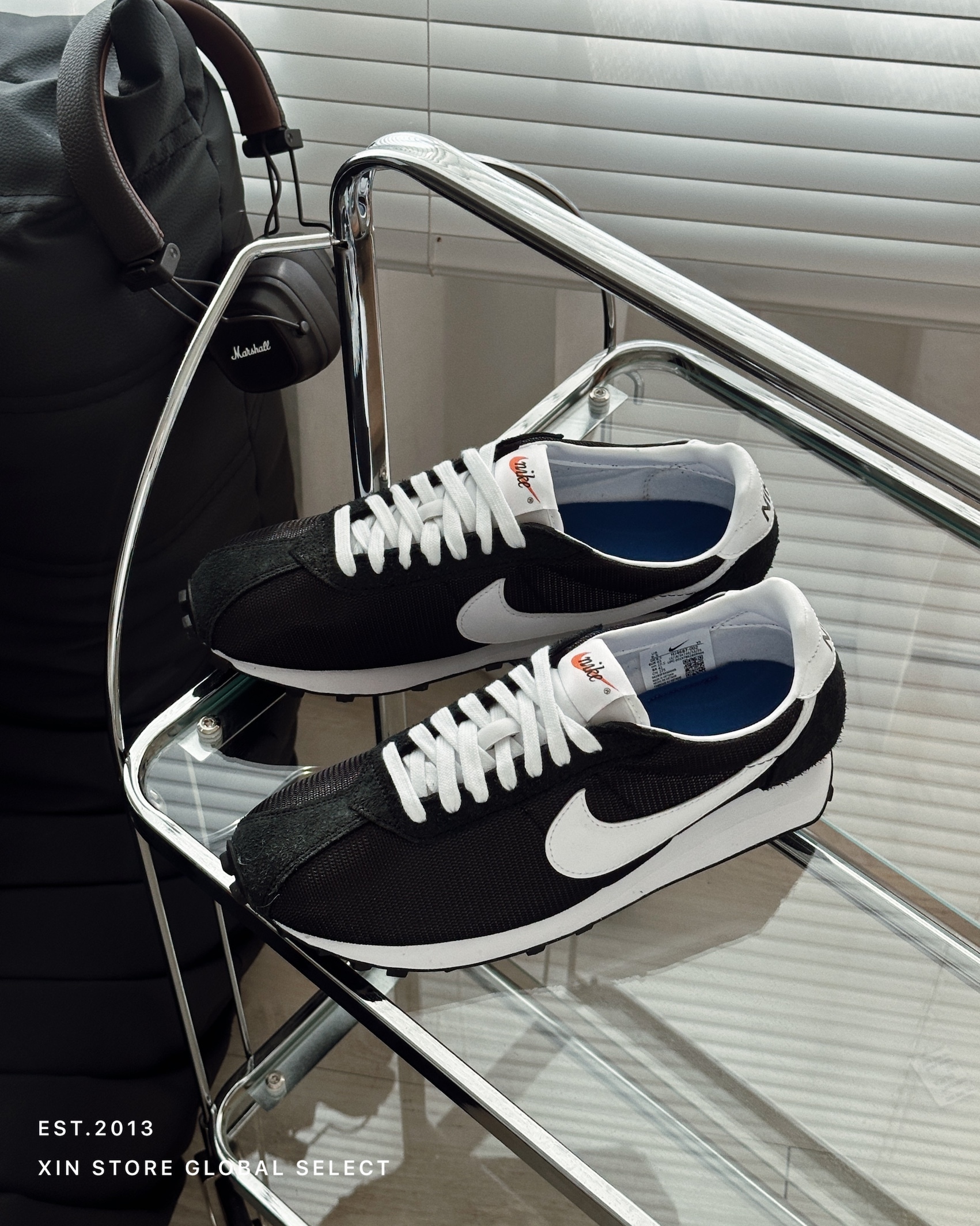 【現貨】Nike LD-1000  Black White 復古 麂皮 透氣網布 黑白