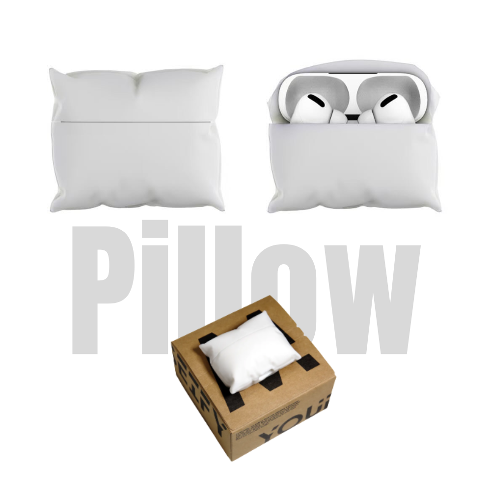 枕頭耳機殼 Airpodspro1/2 蘋果耳機軟殼原創設計