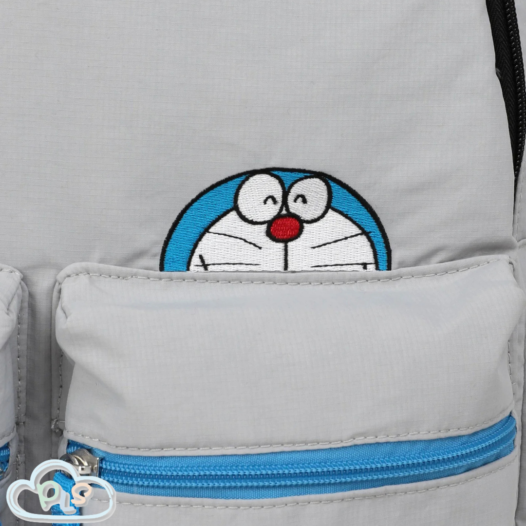 CV BACK PACK 灰色 CONVERSE X 多啦A夢 #22782-1